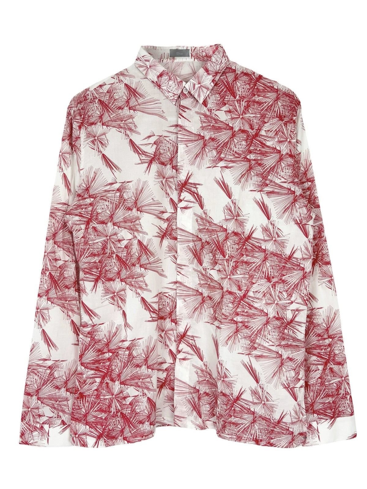 Dior × Hedi Slimane S/S 2003 “Follow Me“ Floral Shirt (SS03, Runway, Homme) Size US L / EU 52-54 / 3 - 1 Thumbnail