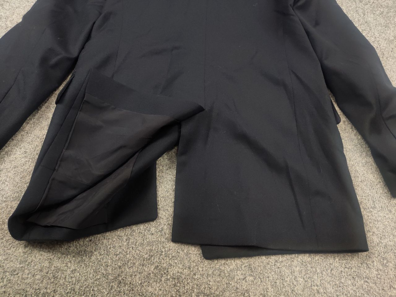 Hugo Boss Hugo Boss marzotto Double Breasted Wool Navy blazer Jacket Size XS / US 0-2 / IT 36-38 - 9 Thumbnail