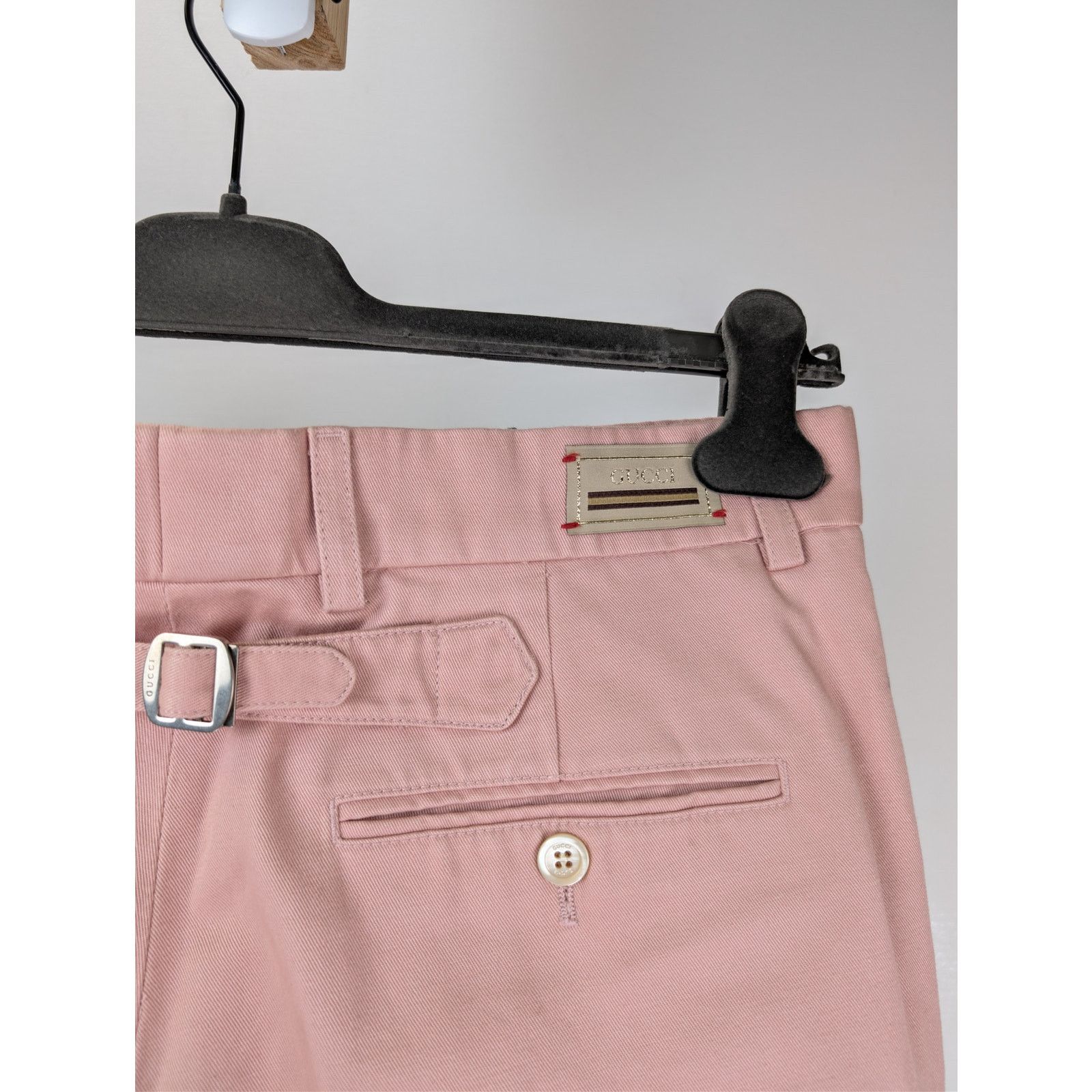 Gucci o1rshd1 Military Cotton Drill Treated Loose Pant in Pink Size US 32 / EU 48 - 13 Thumbnail