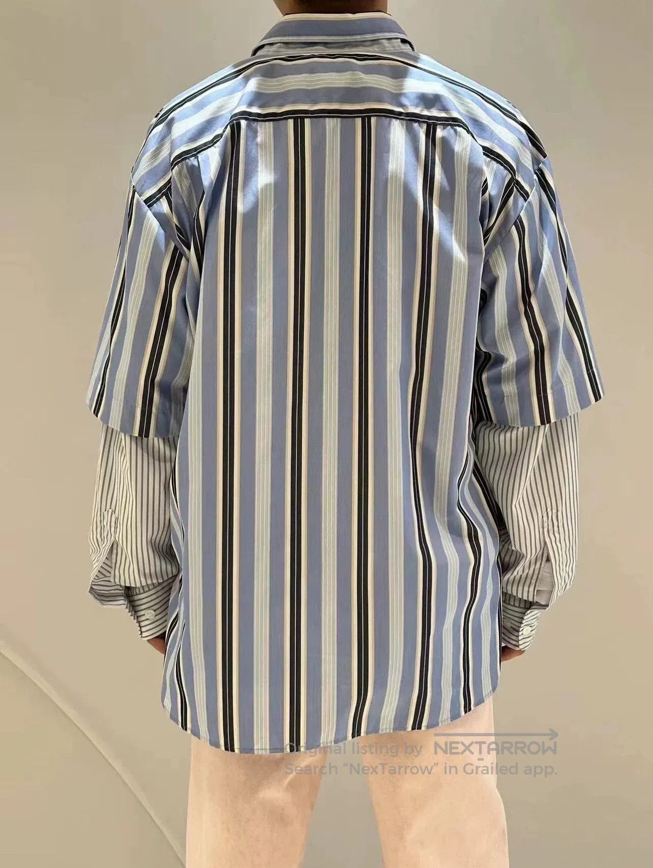 Dries Van Noten striped short-sleeve shirt by dries van noten. Size US S / EU 44-46 / 1 - 2 Thumbnail