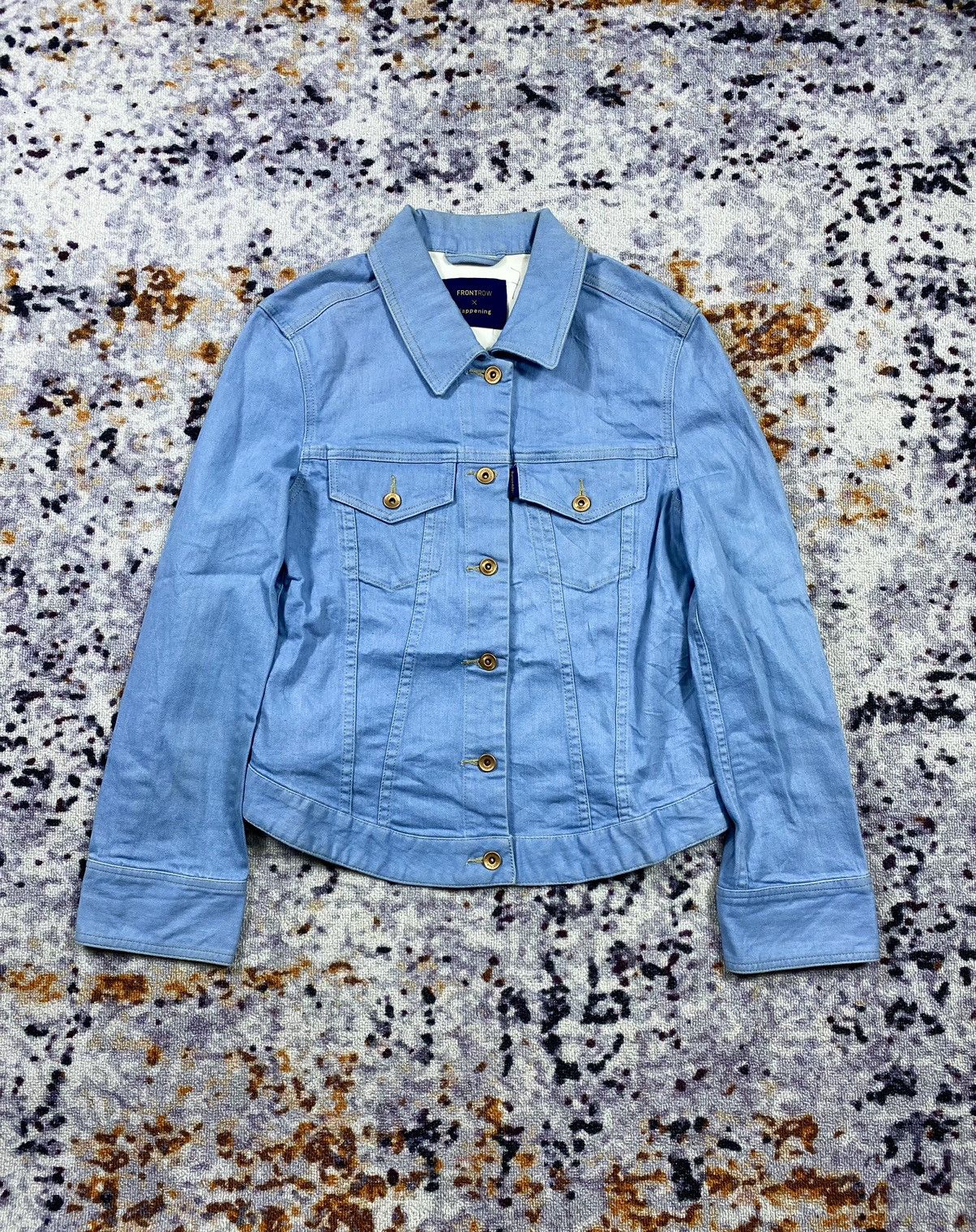 Beauty Beast × Japanese Brand × Vintage Japanese Frontrow X Happening Denim Jacket Size US S / EU 44-46 / 1 - 3 Thumbnail