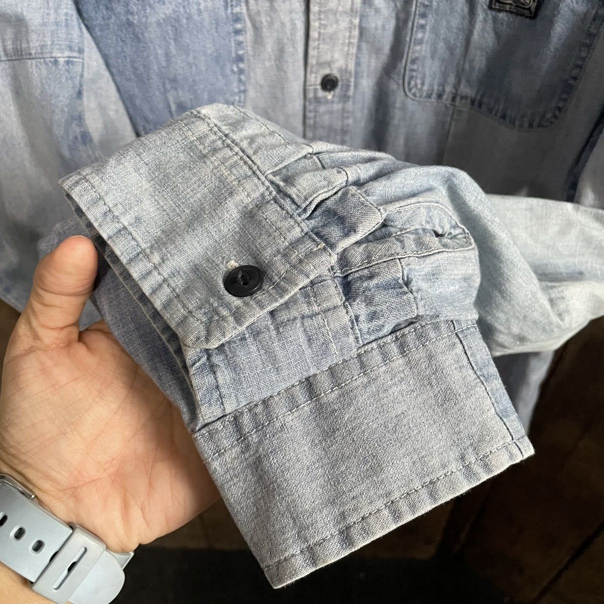 Denim & Supply Ralph Lauren Vintage Denim supply Patchwork Button up shirt Size US L / EU 52-54 / 3 - 8 Thumbnail