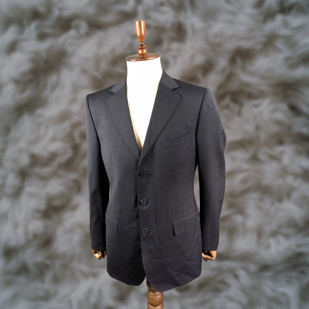 Z Zegna Z Zegna Blazer Jacket Wool Dark Blue Men Size 48R Size 48R - 1 Thumbnail