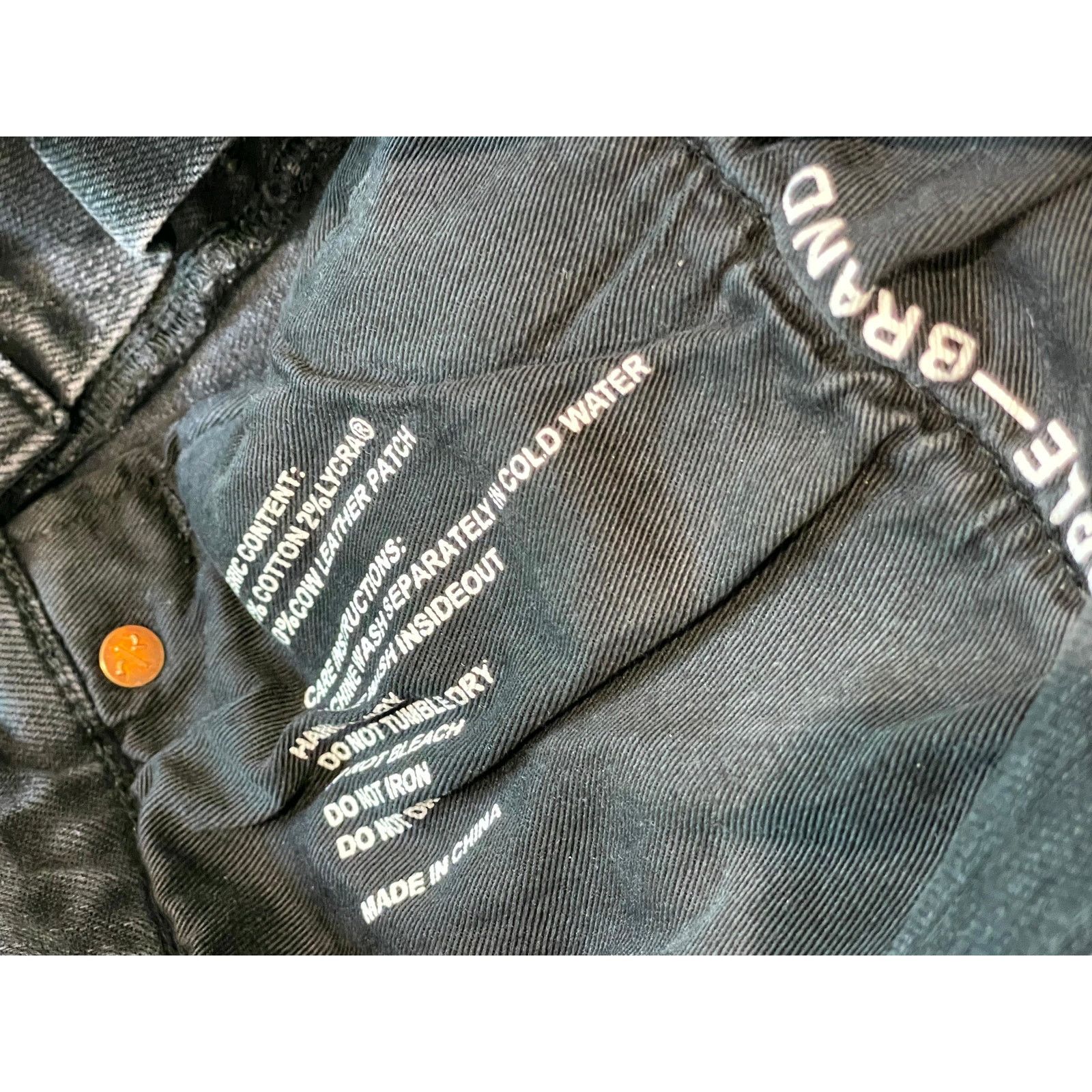 Purple Purple Sky Inn Black Blue Jeans Size US 32 / EU 48 - 5 Thumbnail