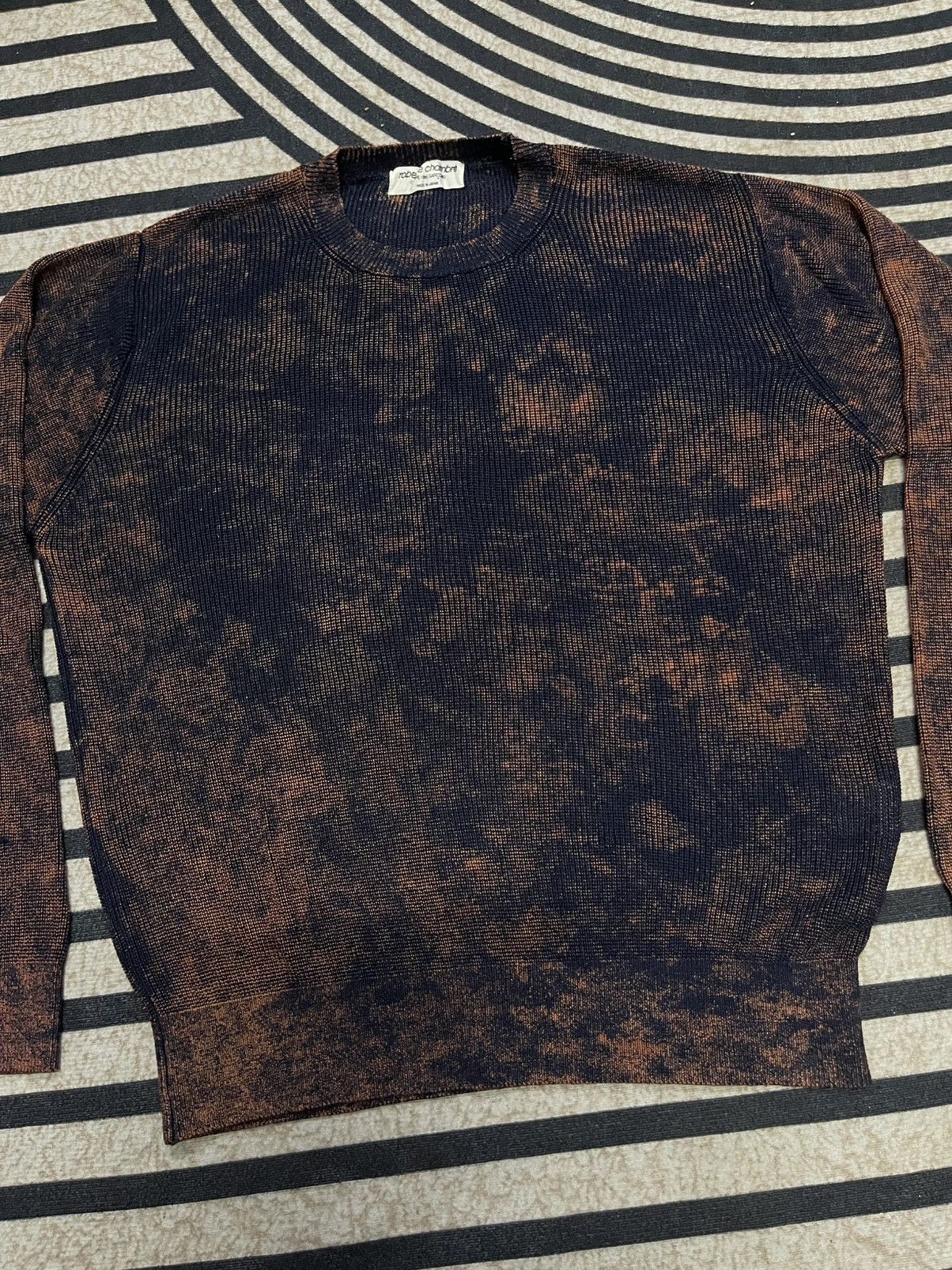 Comme des Garcons 1990s COMME DES GARCONS ACID WASH RAYON KNITWEAR Size US M / EU 48-50 / 2 - 4 Thumbnail