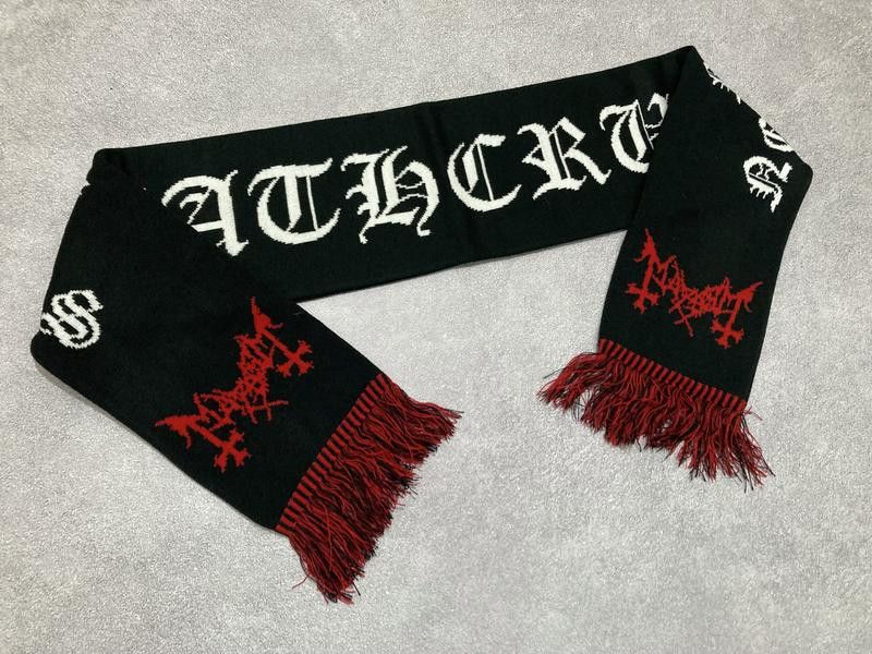 Band Tees Scarf Mayhem - Deathcrush black metal Size ONE SIZE - 2 Thumbnail