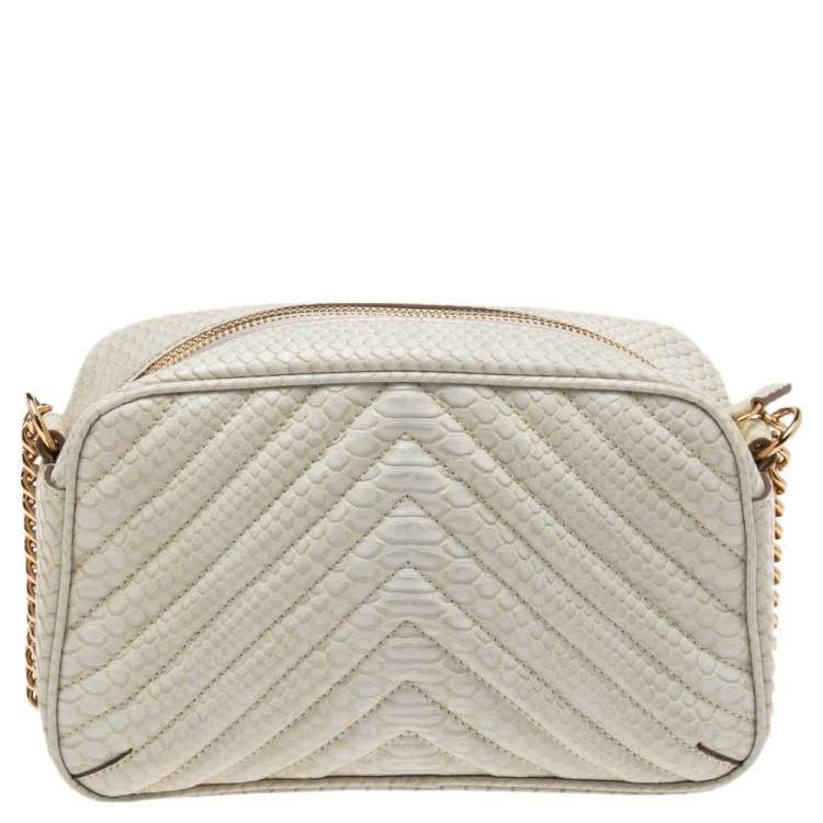 Stella McCartney Stella McCartney White Python Embossed Star Crossbody Bag Size ONE SIZE - 12 Thumbnail