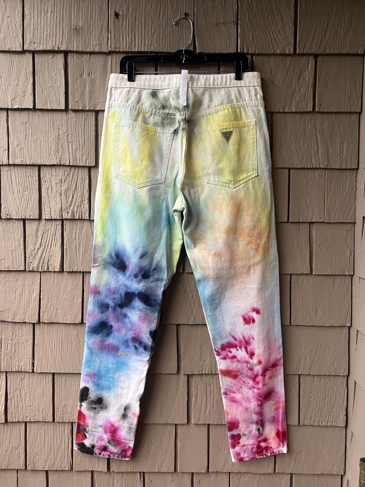 Advisory Board Crystals × Guess Advisory Board Crystals Crystal Infused White Jean Size US 32 / EU 48 - 4 Thumbnail