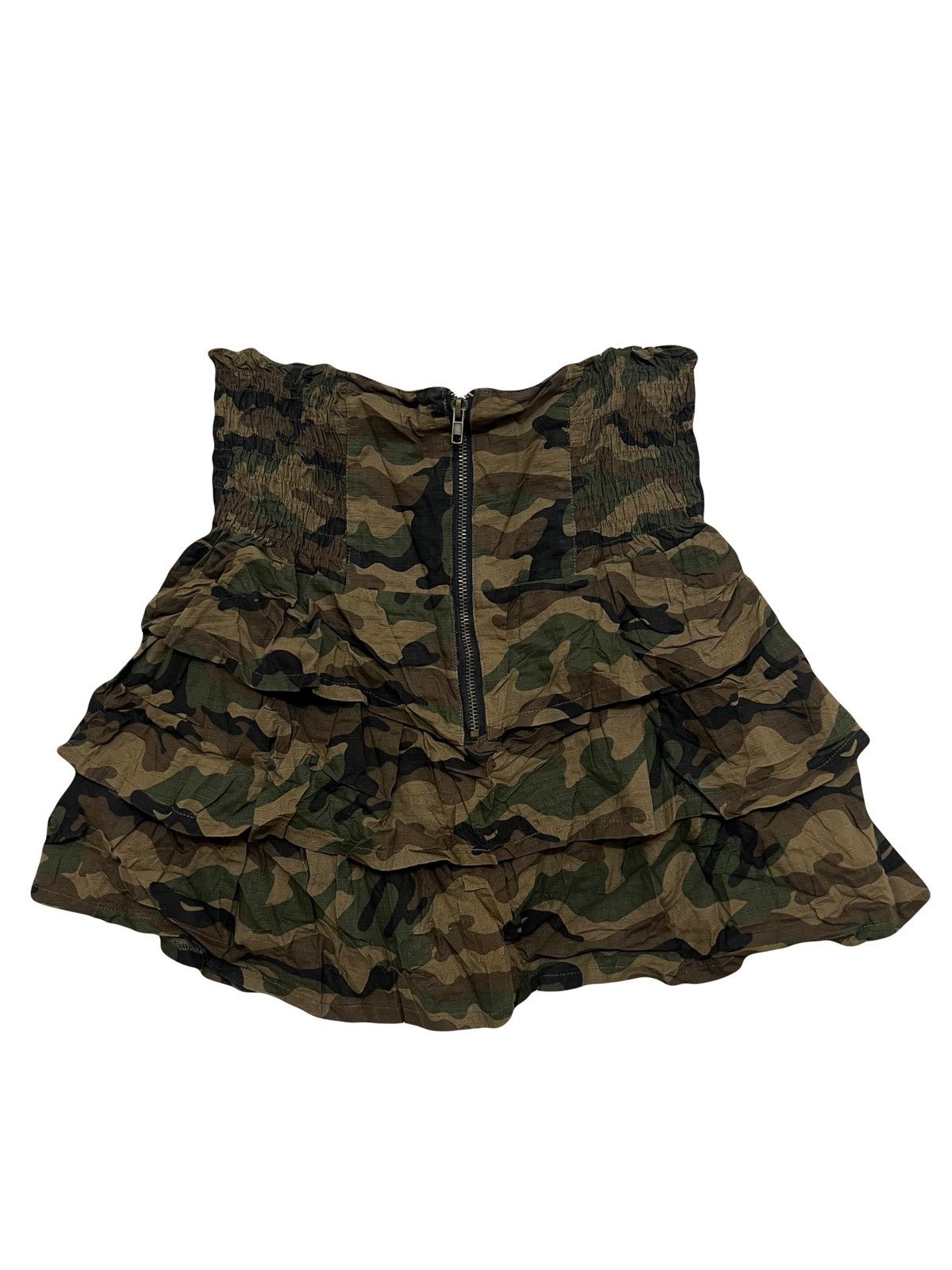 Japanese Brand RyuRyu Camo mini skirt 🖤 Size 27" / US 4 / IT 40 - 3 Thumbnail