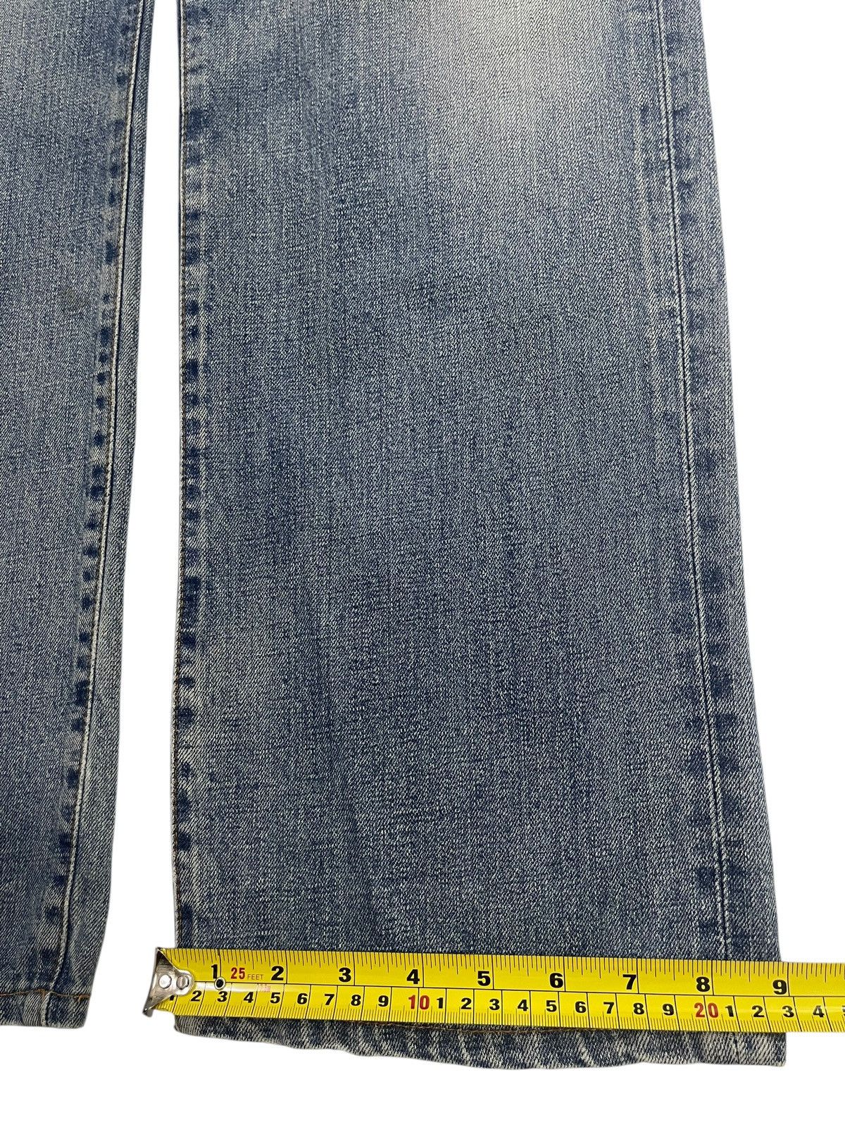 Edwin Vintage 90s Edwin 505x Faded Wash Distressed Loose Jeans Size US 30 / EU 46 - 17 Thumbnail