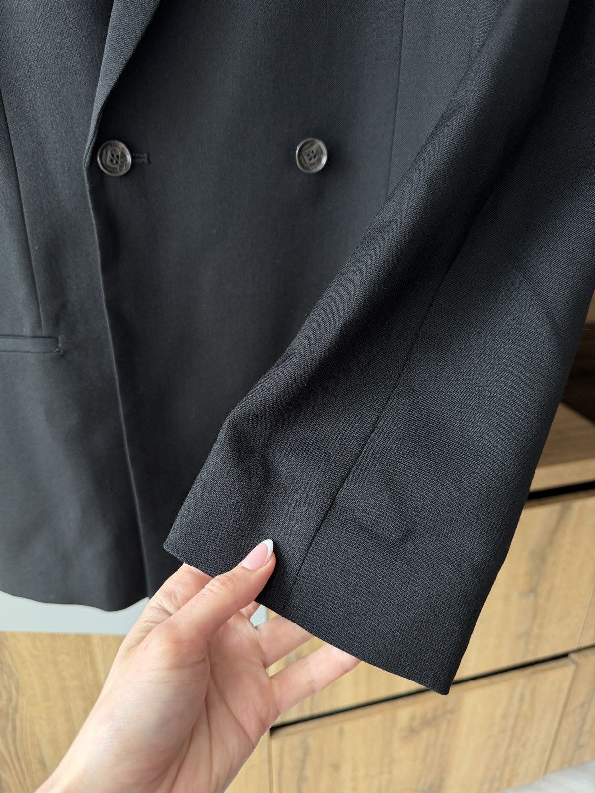 Toteme Toteme Wool Boxy Double-Breasted Blazer Size S / US 4 / IT 40 - 3 Thumbnail