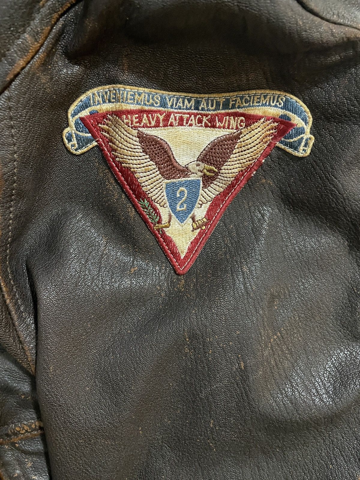 Cockpit USA US Navy Pilot G-1 Leather Flight Jacket The Cockpit Sz L Size US L / EU 52-54 / 3 - 5 Thumbnail