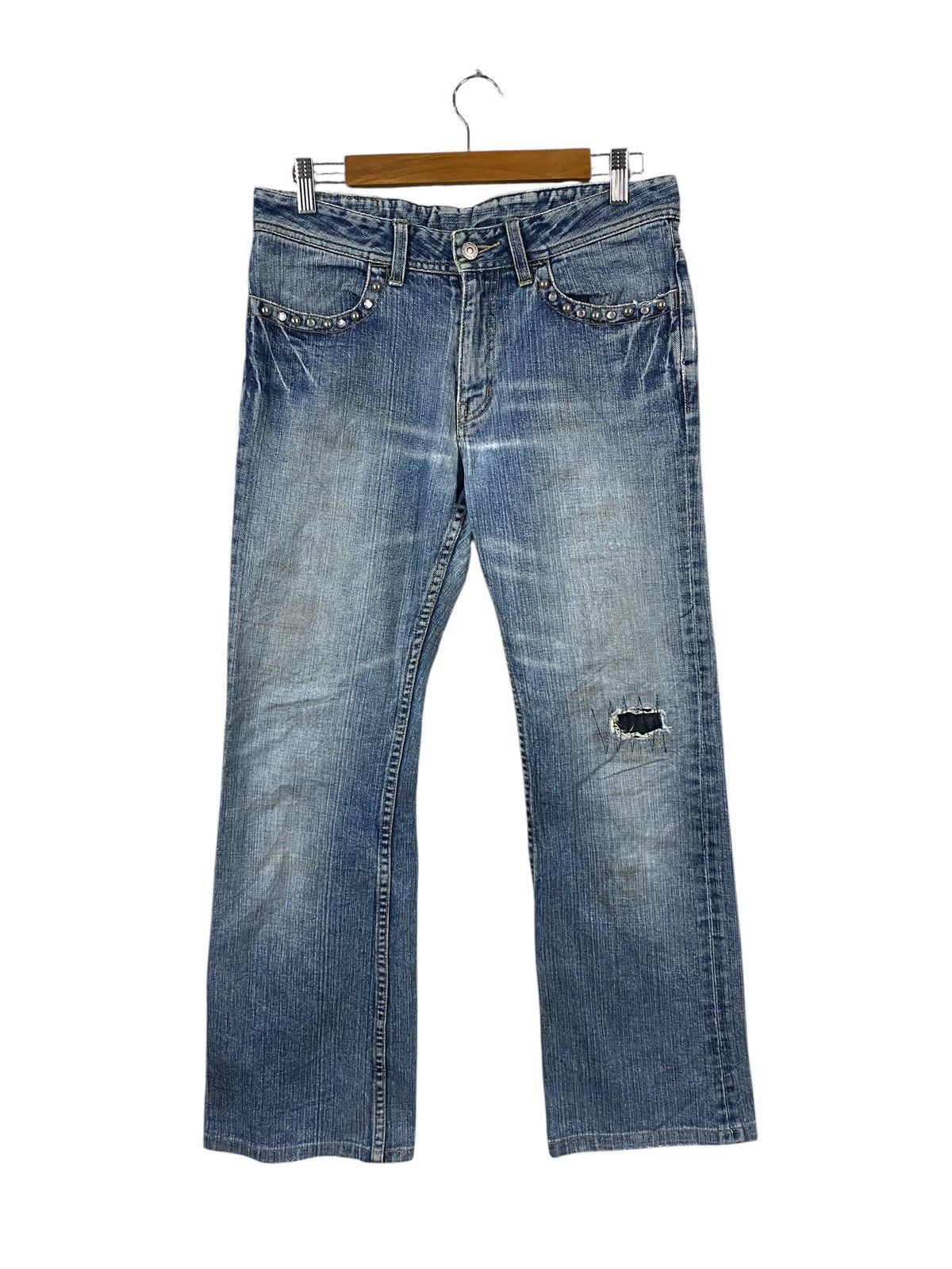 Japanese Brand Mens bigi japanase brand flared denim pant Size US 32 / EU 48 - 1 Thumbnail