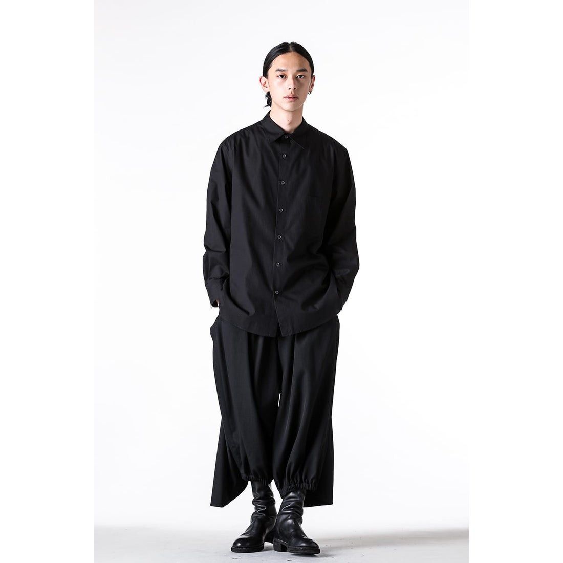 Ground Y Ground Y Yohji Yamamoto - W/GABARDINE KARASU Crow Pants Size US 30 / EU 46 - 8 Thumbnail