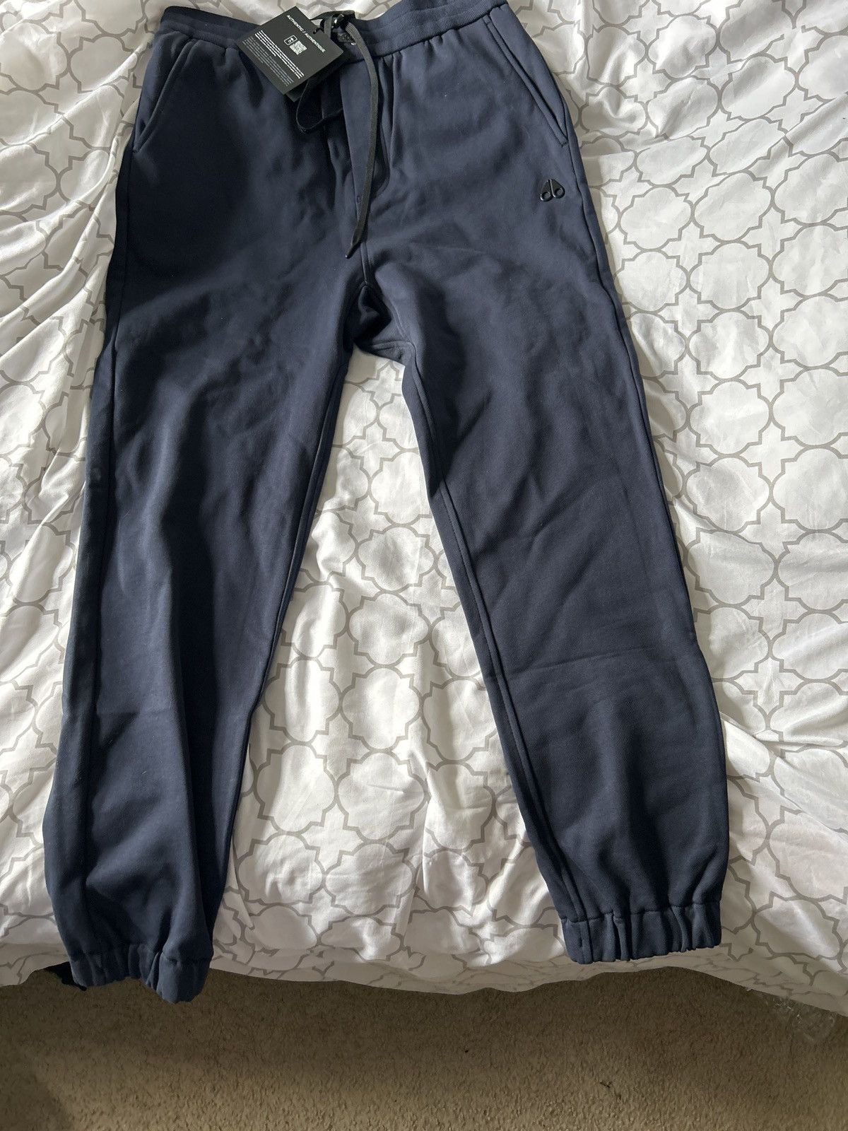 image of Moose Knuckles Quentin Jogger in Dark Sapphire, Men's (Size 32)