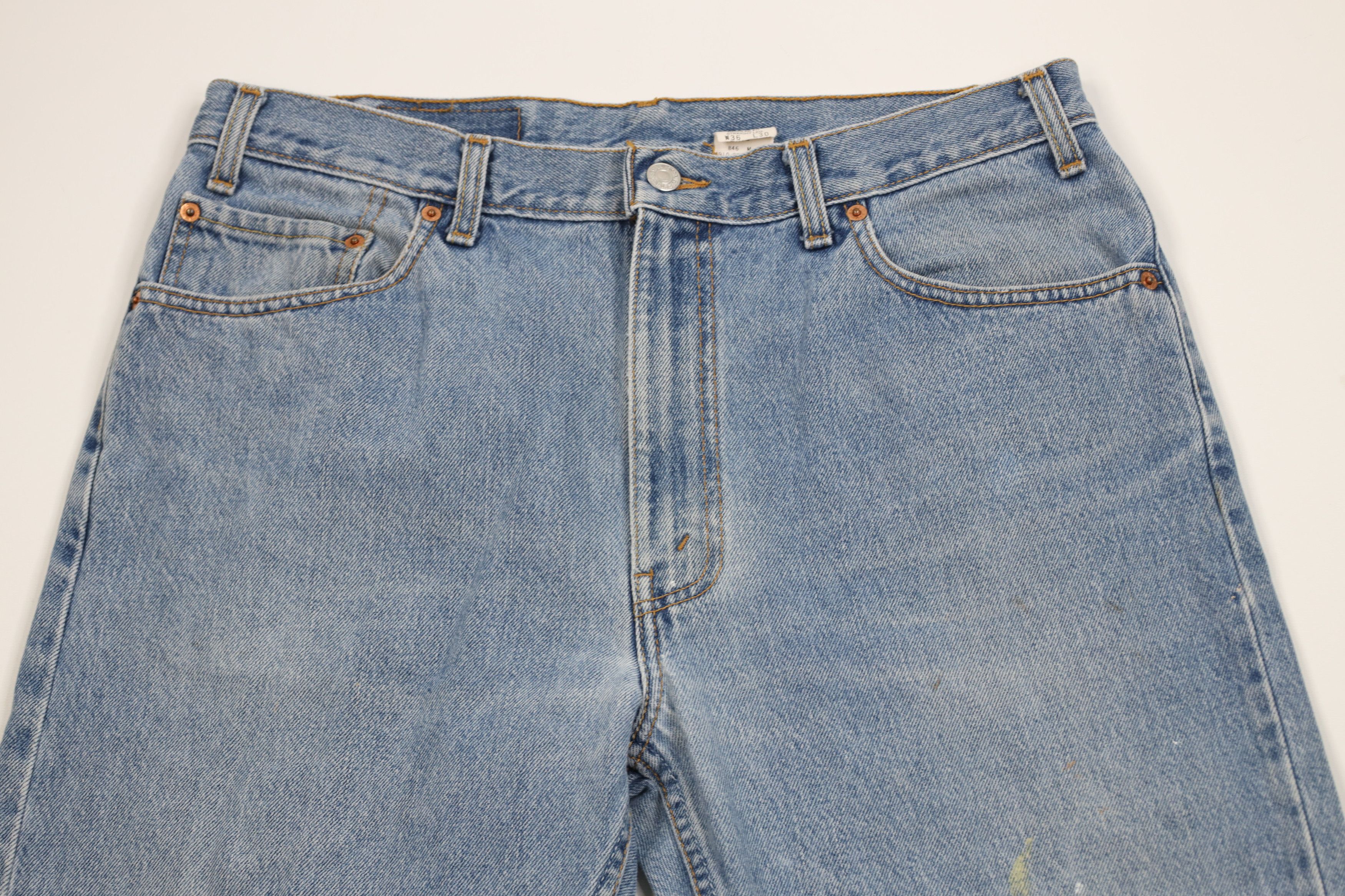 Levi's Vintage Y2K 2002 Levis 505 Regular Straight Leg Denim Jeans Size US 36 / EU 52 - 2 Thumbnail