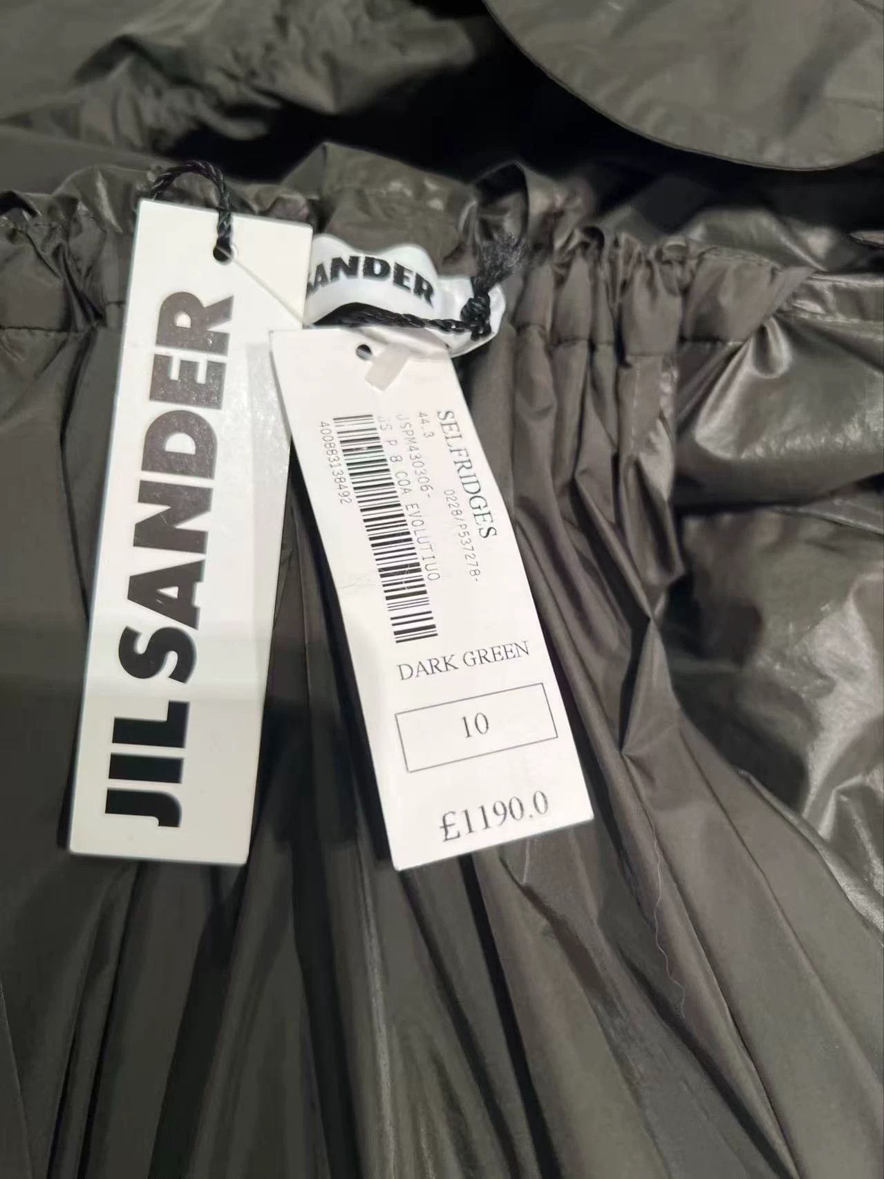 Jil Sander Jilsander Swamp Green Tailored Coat 36 New Size XS / US 0-2 / IT 36-38 - 6 Thumbnail