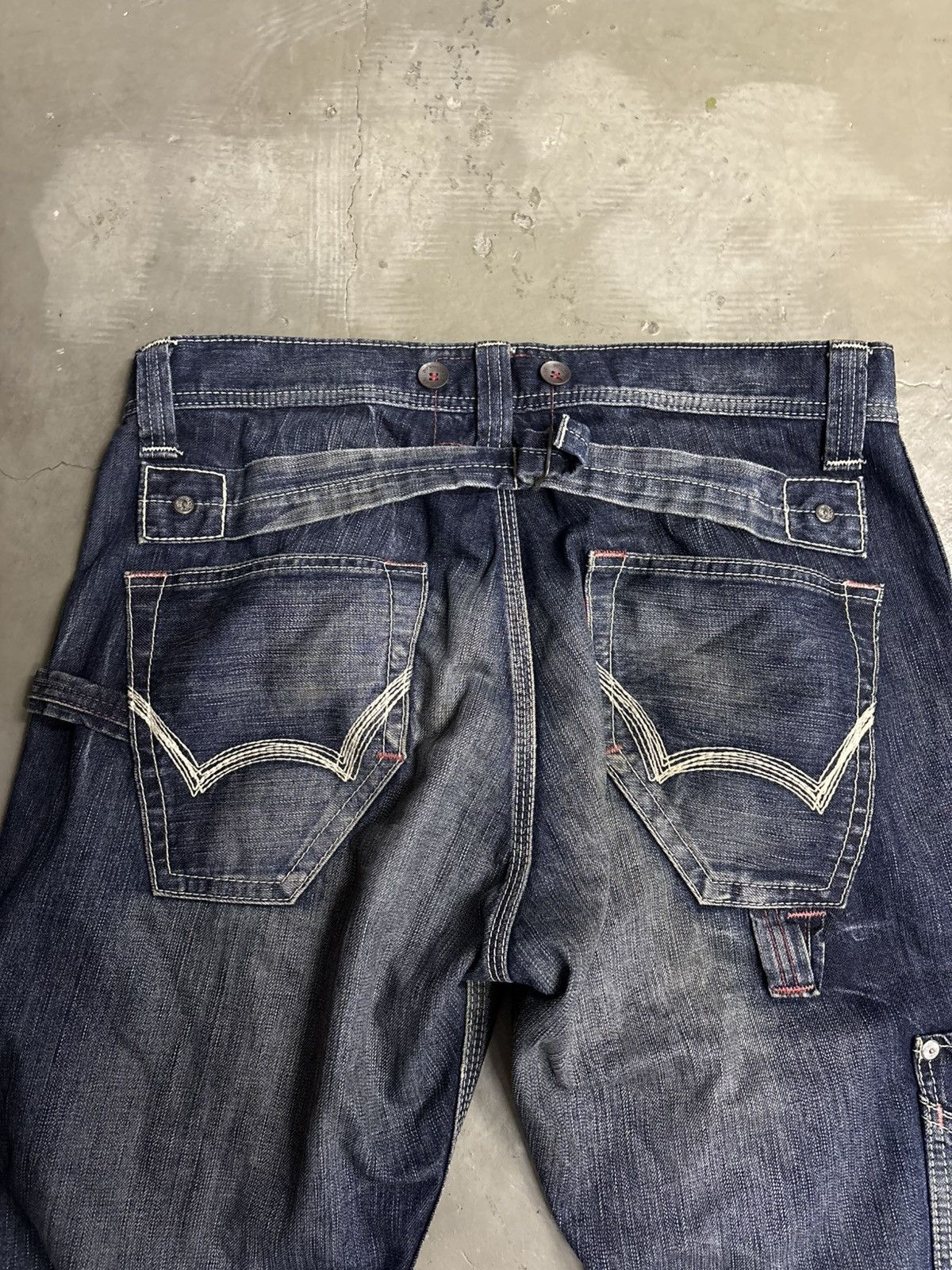 Engineered Garments × Levi's Vintage Edwin Engineered Buckle Back Carpenter Size US 35 - 3 Thumbnail
