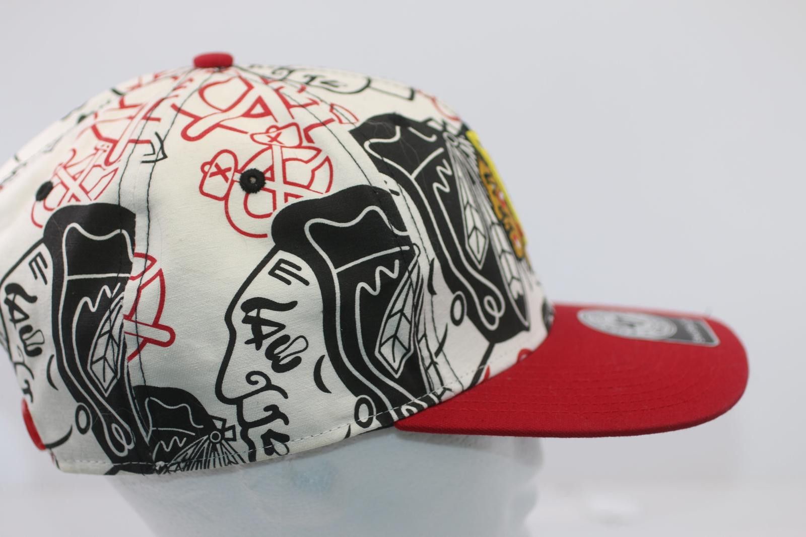 Blackhawk! Chicago Blackhawks Bravado Captain 47 Brand Adjustable cap Size ONE SIZE - 6 Thumbnail