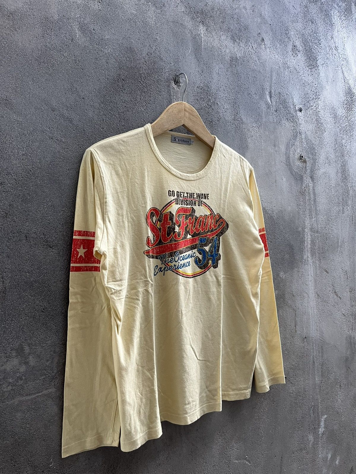 Hysteric Glamour St.Franc Long Sleeve Tee – Y2K Surf Graphic Vintage Japan Size US L / EU 52-54 / 3 - 4 Thumbnail