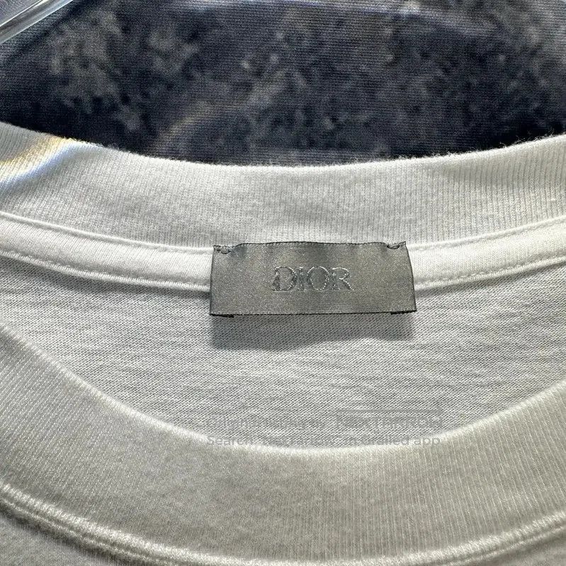 Dior Dior White Cotton Men's T-Shirt . Size US L / EU 52-54 / 3 - 3 Thumbnail