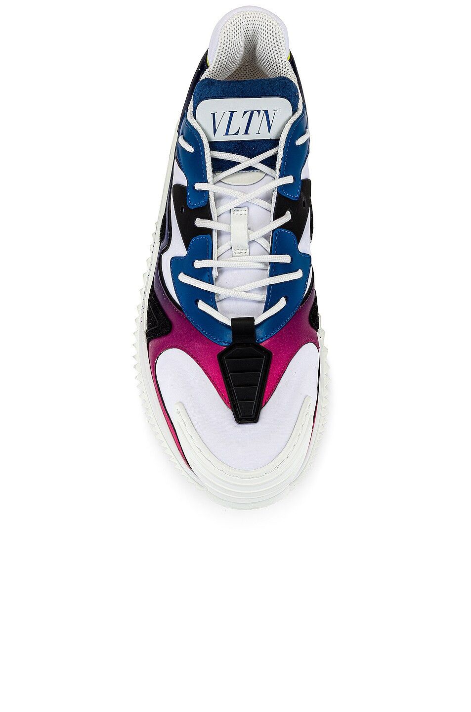 Valentino o1y0525 Logo Leather Low-Top Sneakers in Multicolor Size US 8 / EU 41 - 4 Thumbnail