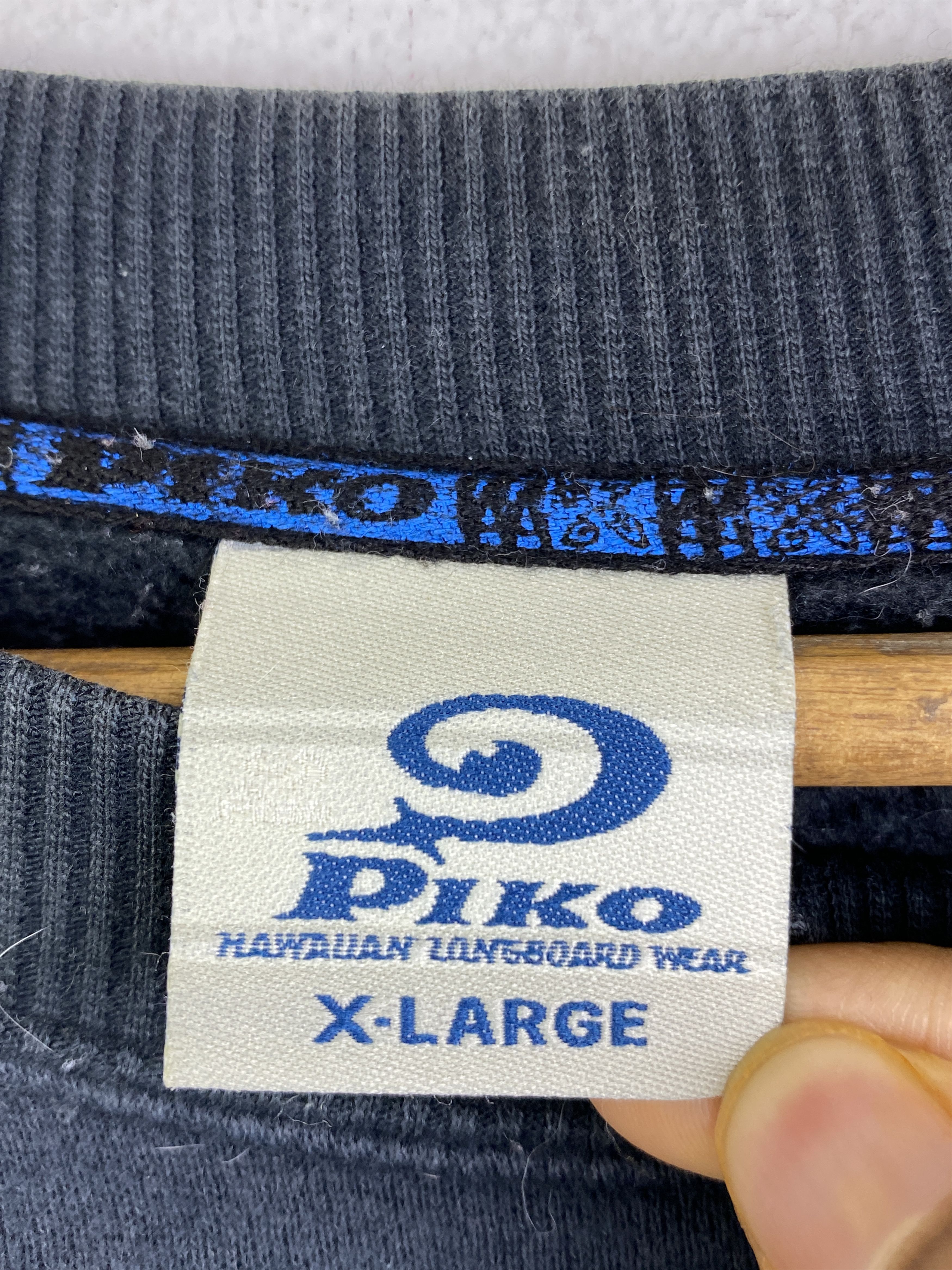 Vintage Vintage Piko Hawaii Backhit Wording Sweatshirt SH0307 Size US XL / EU 56 / 4 - 5 Thumbnail
