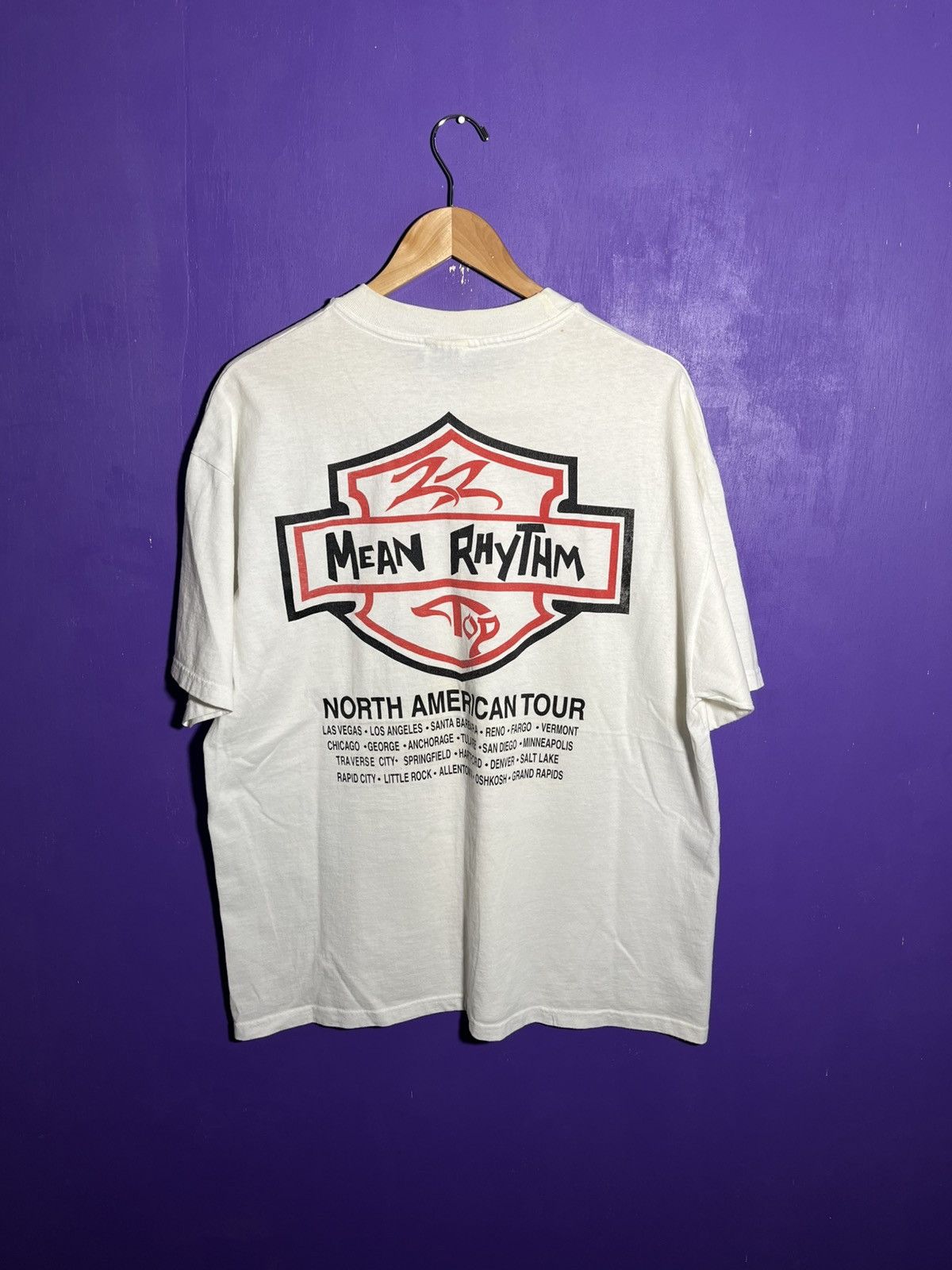 Band Tees × Vintage Vintage 1997 ZZ Top mean Rythm tour t-shirt Size US XL / EU 56 / 4 - 2 Thumbnail