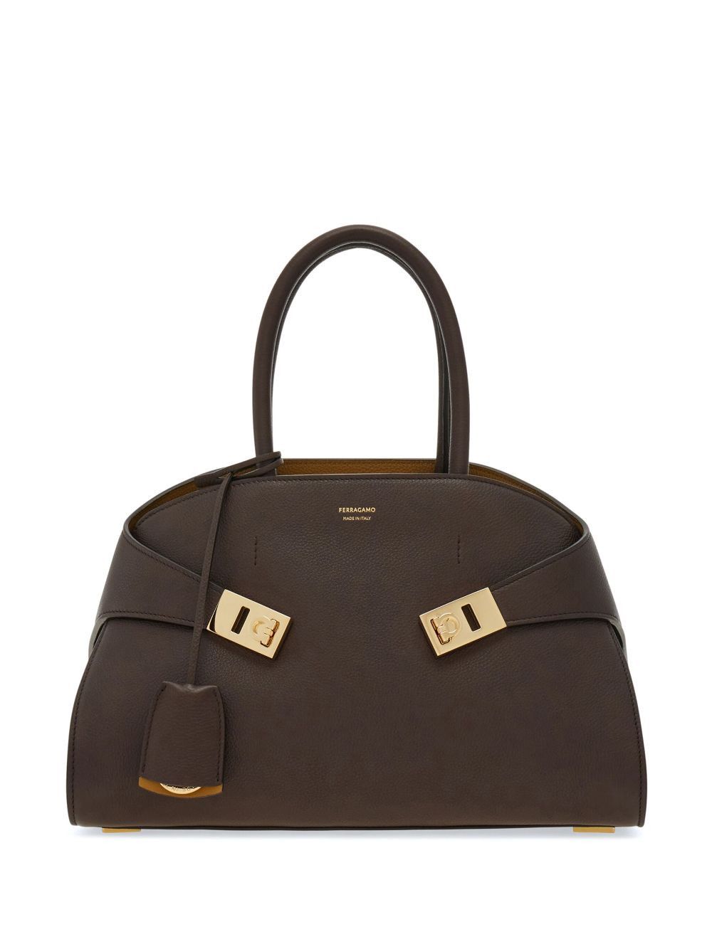 mini Hug leather tote bag