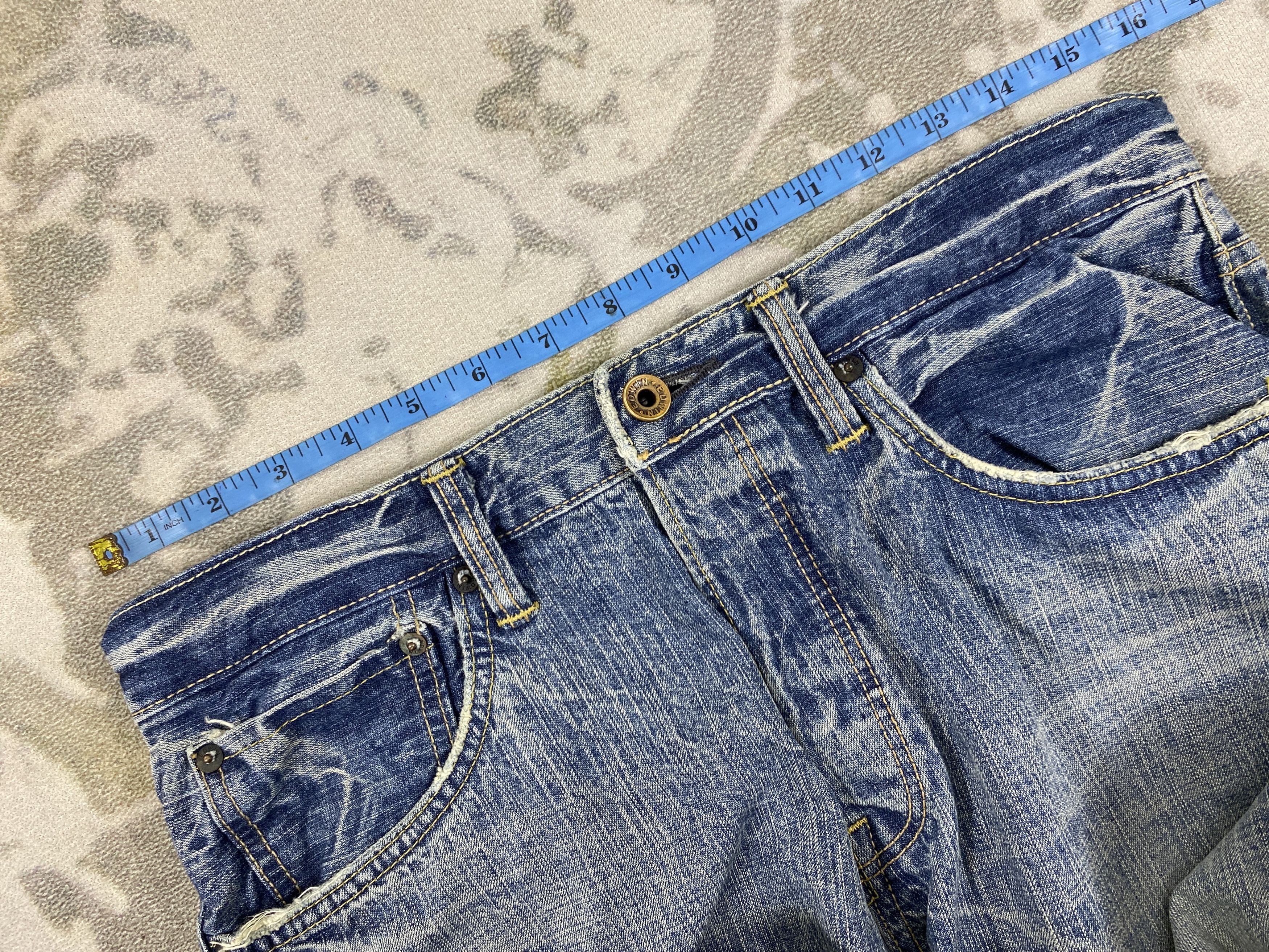Japanese Brand Redline Vintage Edwin Jeans 31x32 Denim- JN3532 Size US 31 - 5 Thumbnail