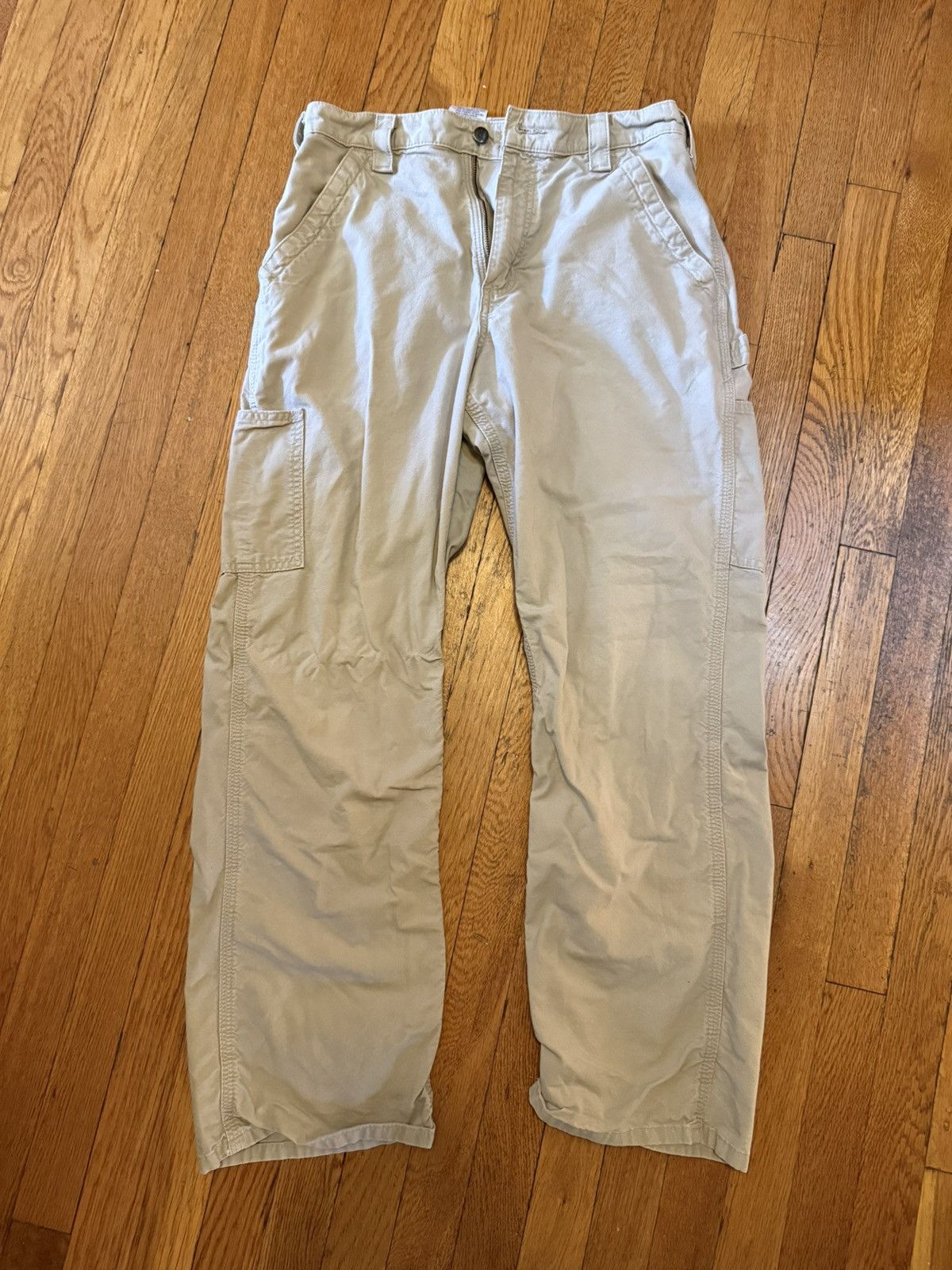 Carhartt Beige Carhartt Carpenter Pants Size US 32 / EU 48 - 1 Thumbnail