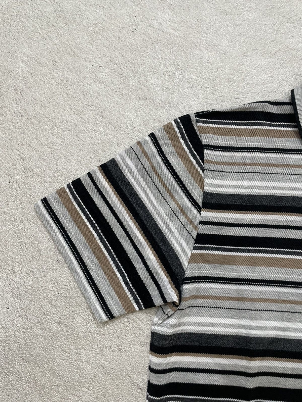 Issey Miyake 2000s Japanese Kansai Stripe Polo Shirt Y2K Ifsix Hysteric Size US M / EU 48-50 / 2 - 5 Thumbnail