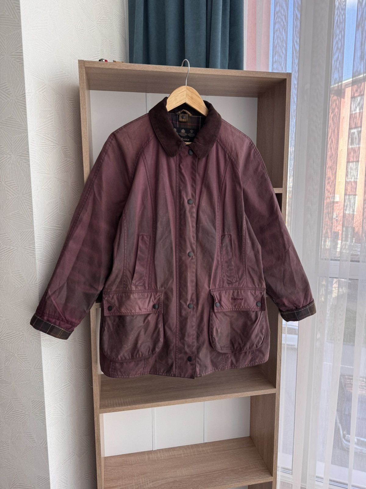Barbour × Vintage Vintage Barbour Tartan Classic W’ Beadnell Wax Jacket Size XXL / US 16-18 / IT 52-54 - 11 Thumbnail