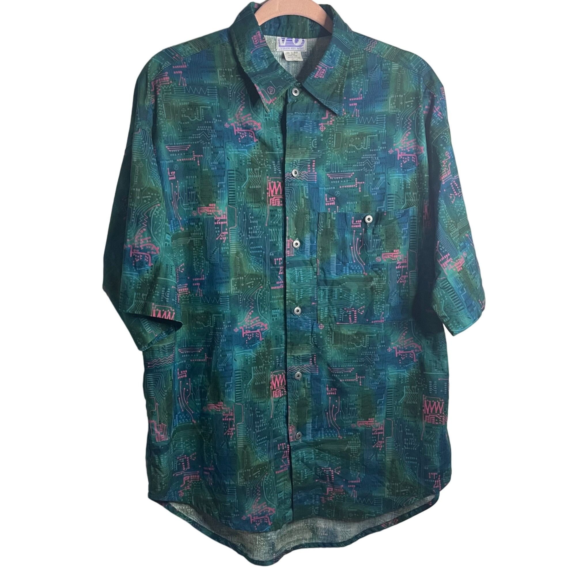 Vintage Virgin Key West Vintage Mens Shirt Size Medium Size US M / EU 48-50 / 2 - 1 Thumbnail
