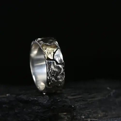 Vintage Father Vintage Adjustable Crack Flaw Ring Size ONE SIZE - 3 Thumbnail