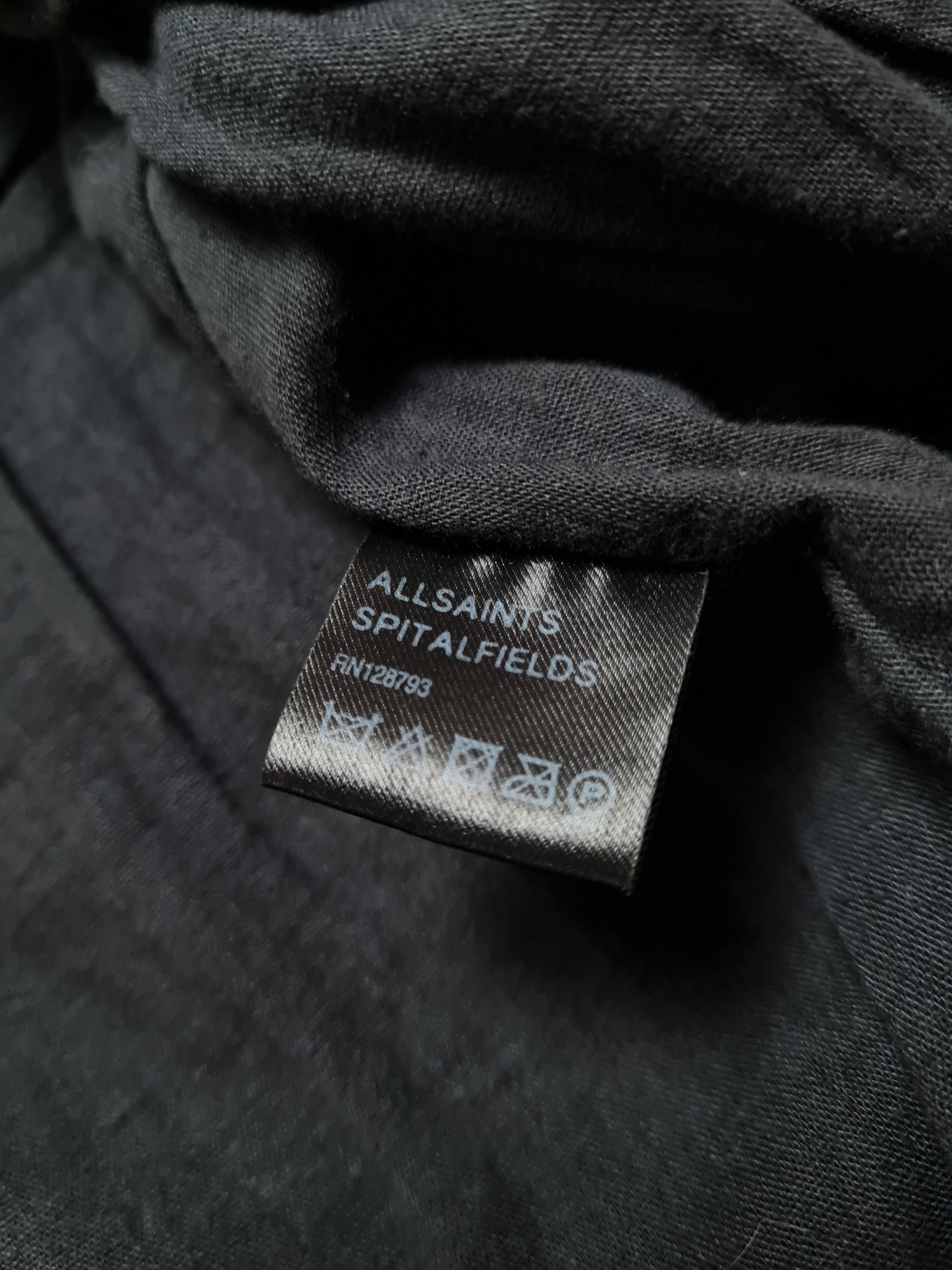 Allsaints VINTAGE ALL SAINTS STANTON LEATHER JACKET BLACK SIZE 6 Size M / US 6-8 / IT 42-44 - 22 Thumbnail