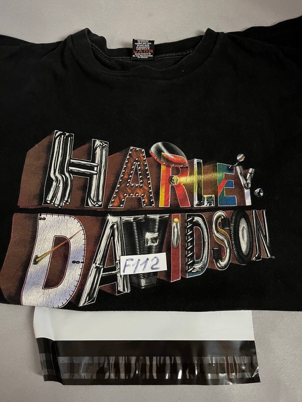 Harley Davidson Harley Davidson Tee T Shirt Vintage Black 1999 Size US XXL / EU 58 / 5 - 14 Thumbnail