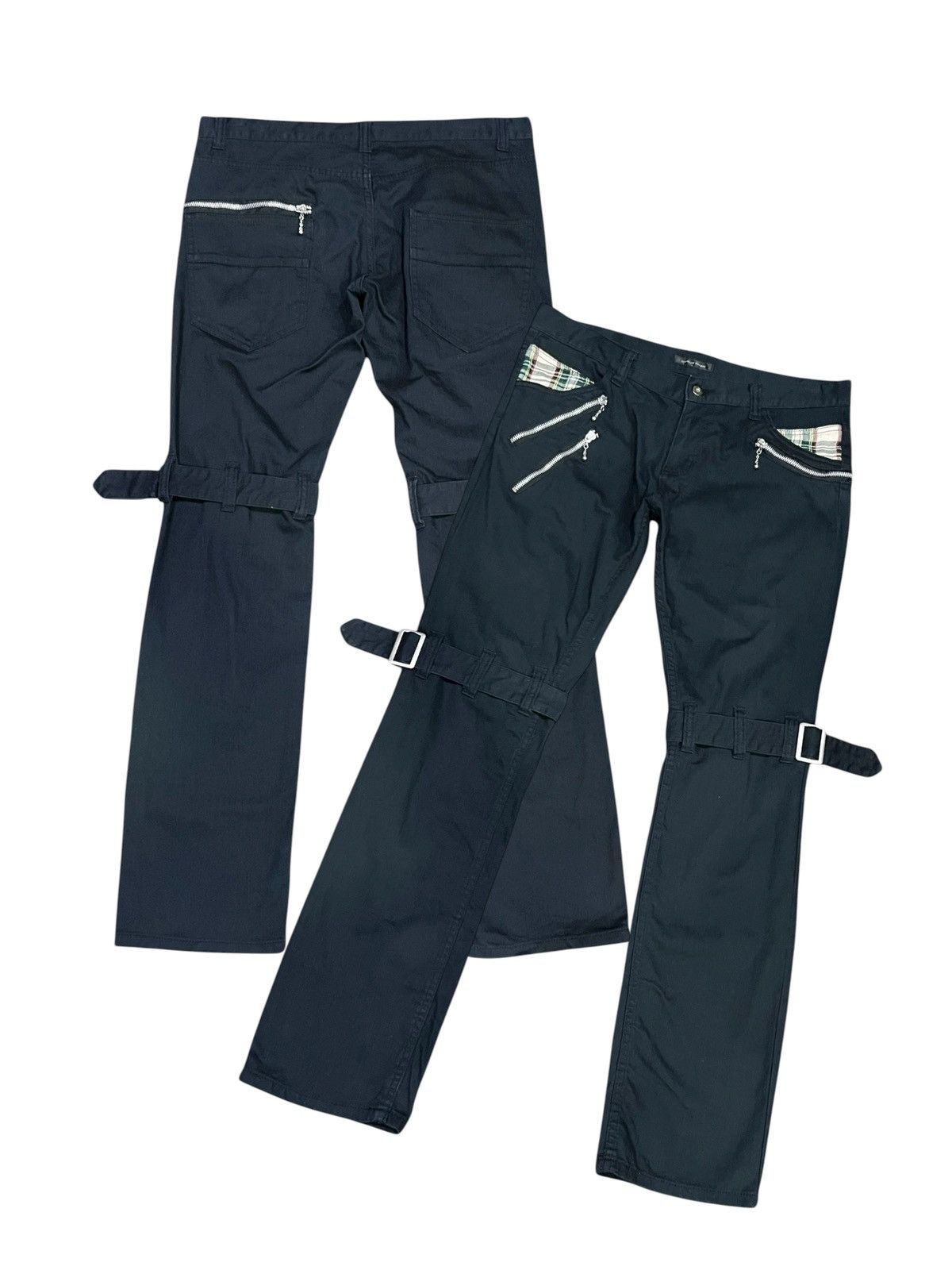 Complex RARE🔥Vintage Complex Escape Bondage Grunge Zipper Pants 32" Size US 32 / EU 48 - 7 Thumbnail