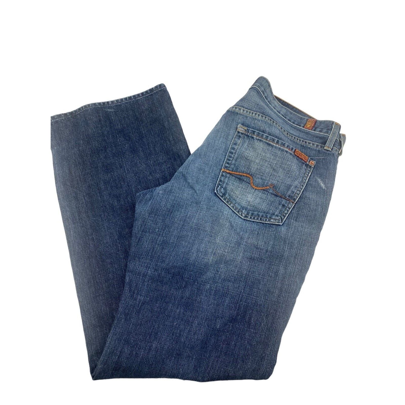 7 For All Mankind 7 For All Mankind Bootcut Jeans Mens 36x32 Blue Grailed