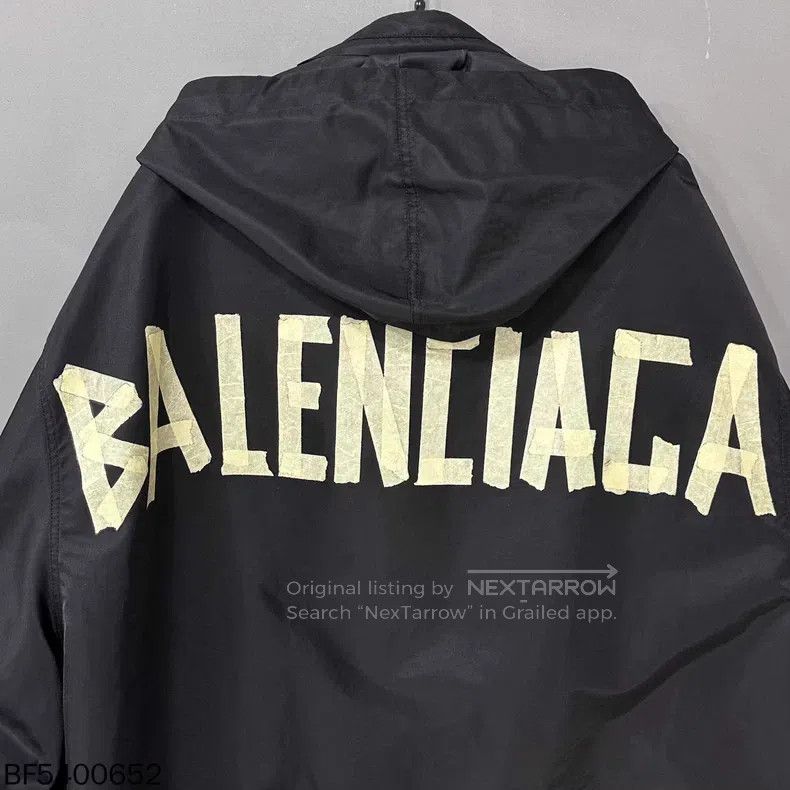 Balenciaga Balenciaga Logo letter print sun protection hooded jacket Size US S / EU 44-46 / 1 - 3 Thumbnail