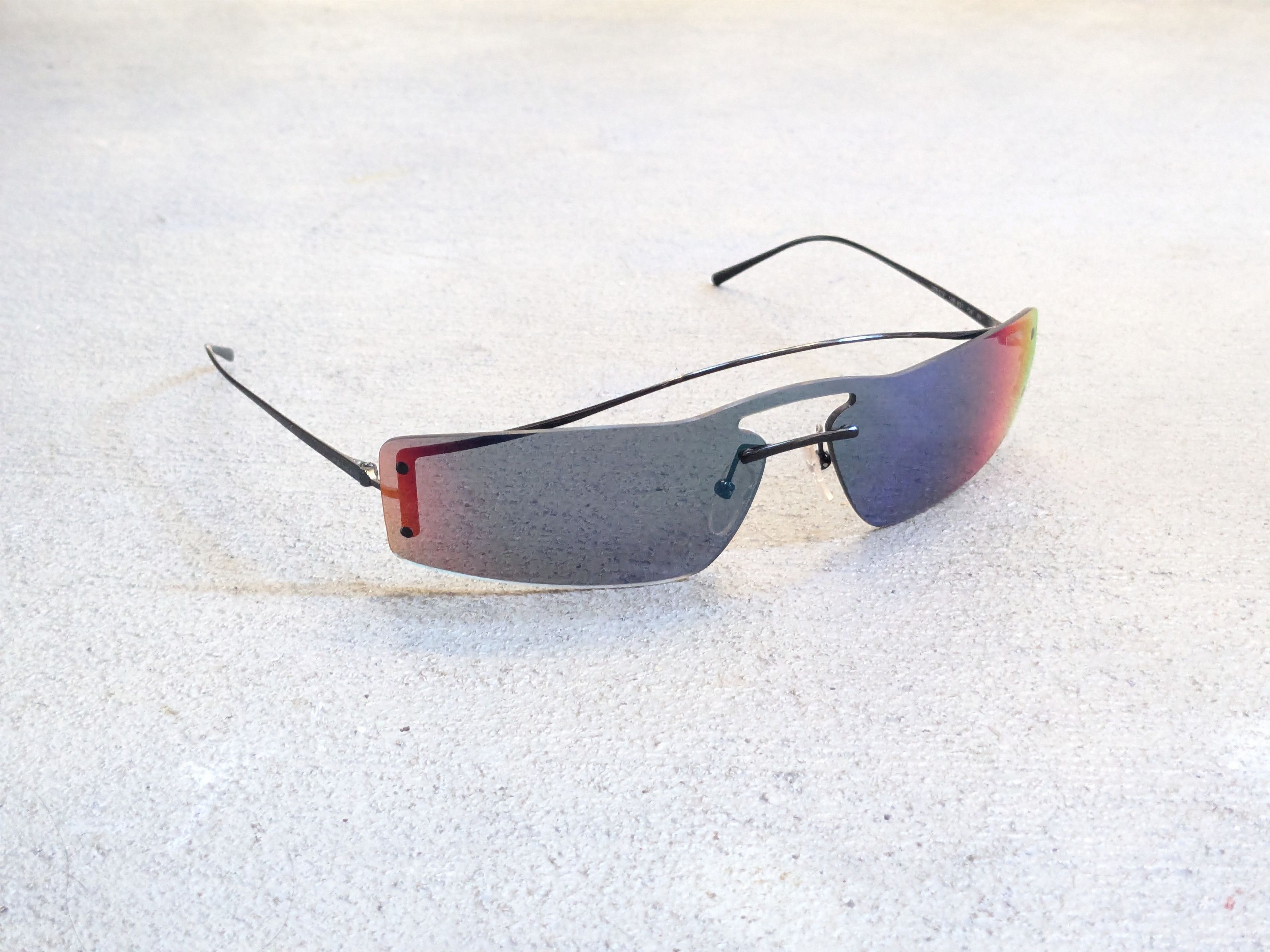 Prada Prada Sunglasses SPR61V Mirrored Black Size ONE SIZE - 1 Thumbnail