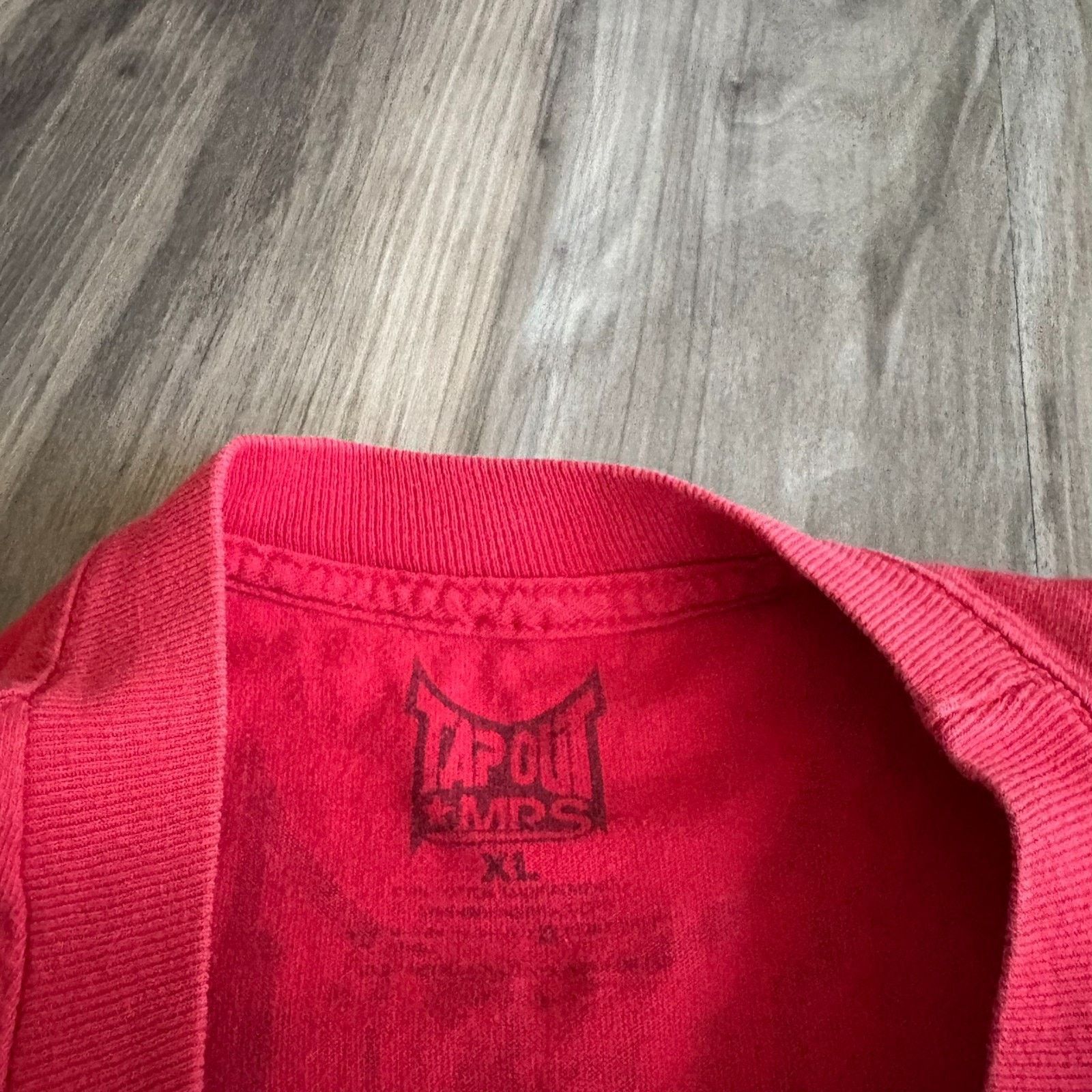 Tapout × Vintage Vintage Y2K Tapout T-Shirt Sz XL Chopped Sleeveless Red MMA Size US XL / EU 56 / 4 - 4 Thumbnail