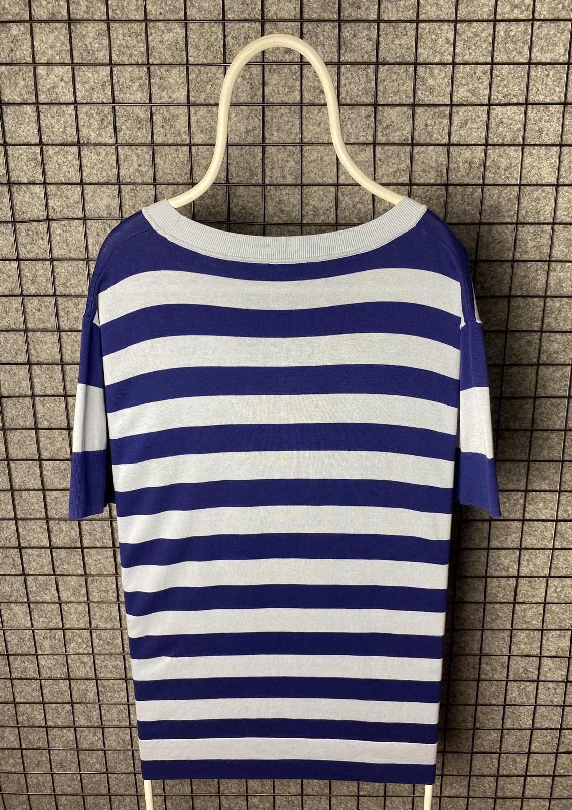 Cos × Vintage Cos Vintage Striped Knitted Short Sleeve Sweater Size M Size US M / EU 48-50 / 2 - 4 Thumbnail