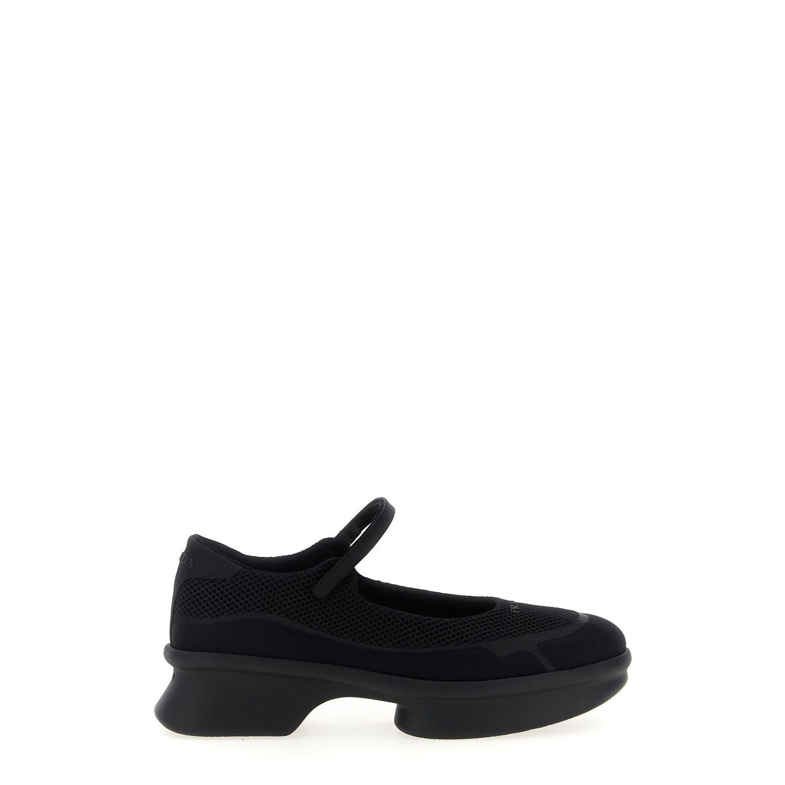 PRADA Mesh Black Ballerina Flats New And Authentic (Women's