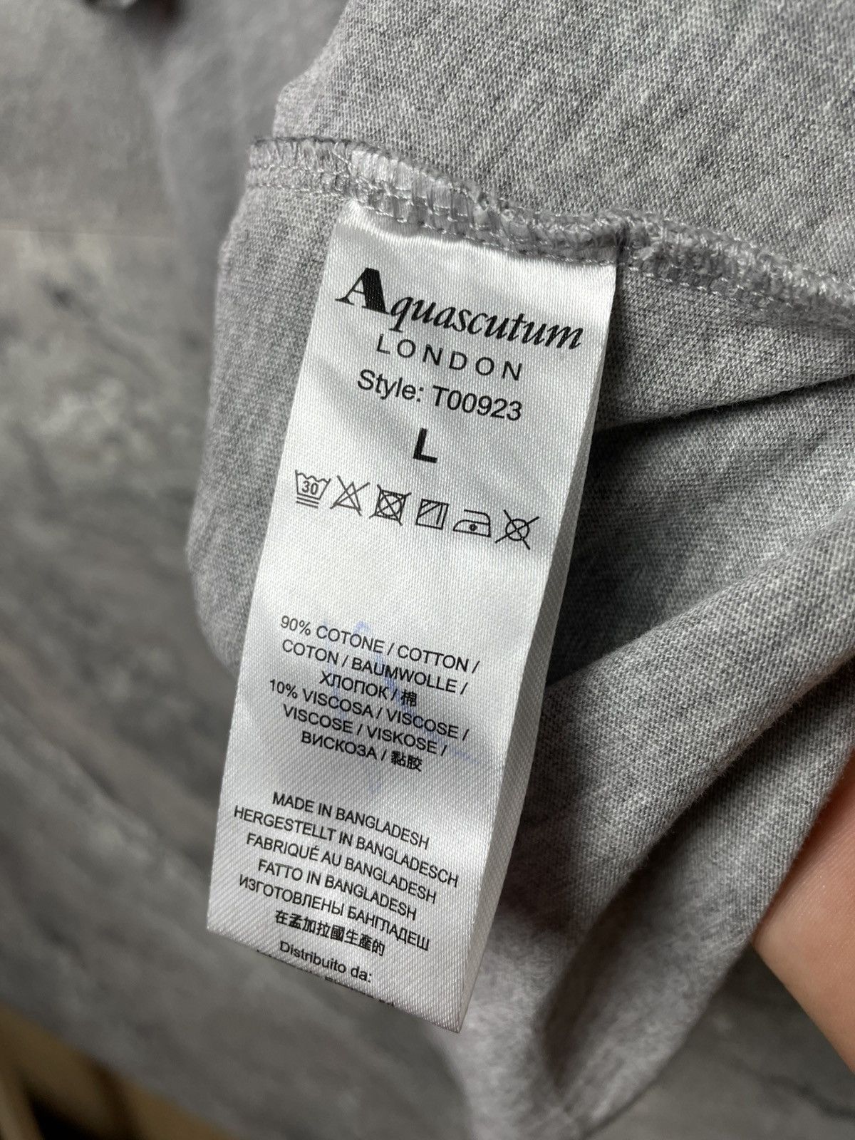 Aquascutum Aquascutum London t-shirt tee Size US L / EU 52-54 / 3 - 10 Thumbnail