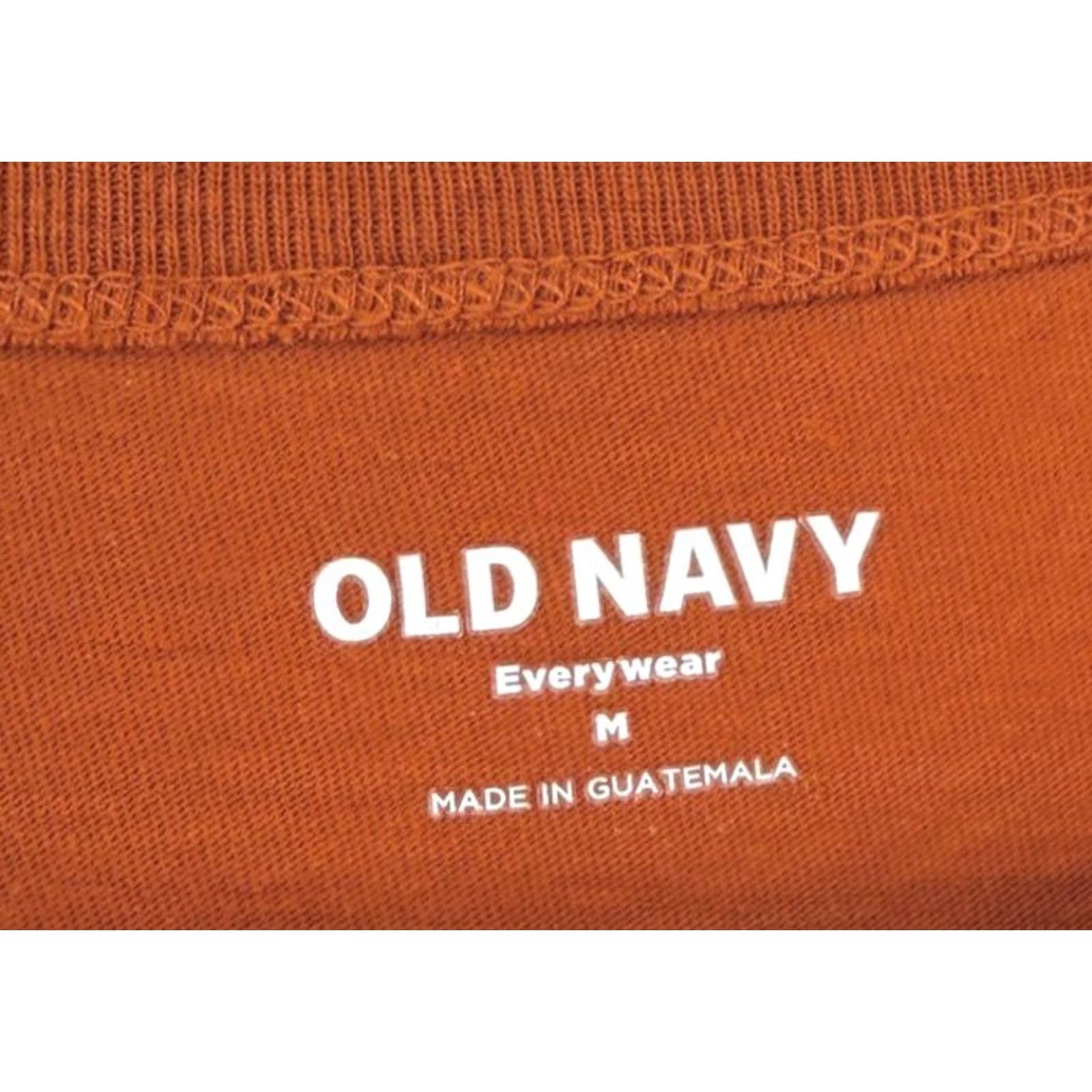 Old Navy Old Navy Everywear Crewneck Tee Shirt Top Womens M Medium Burnt Orange Casual Basic Normcore Size M / US 6-8 / IT 42-44 - 5 Thumbnail