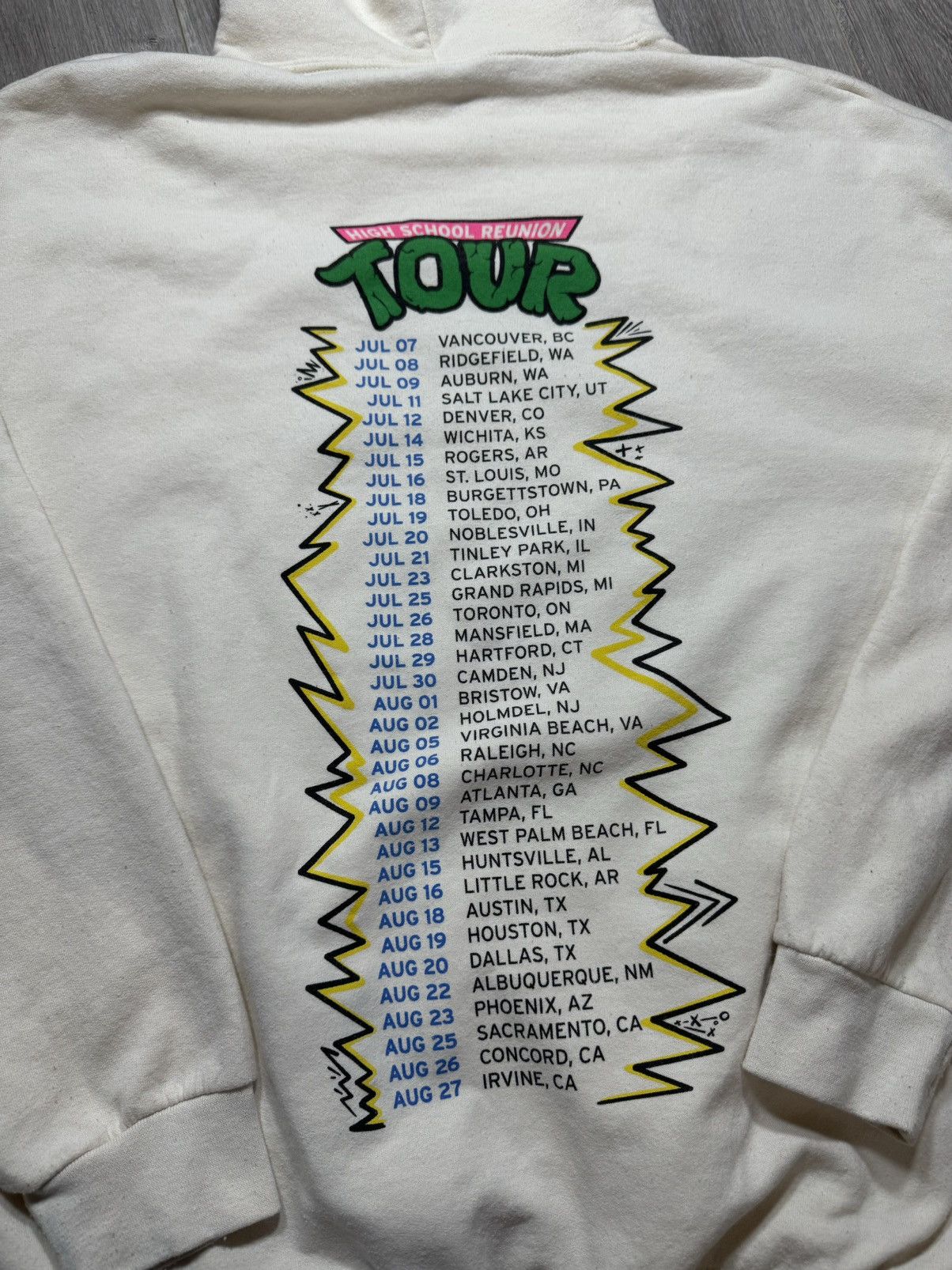 Rap Tees Snoop Dogg Wiz Khalifa High School Reunion TMNT Tour Hoodie Size US XXL / EU 58 / 5 - 4 Thumbnail