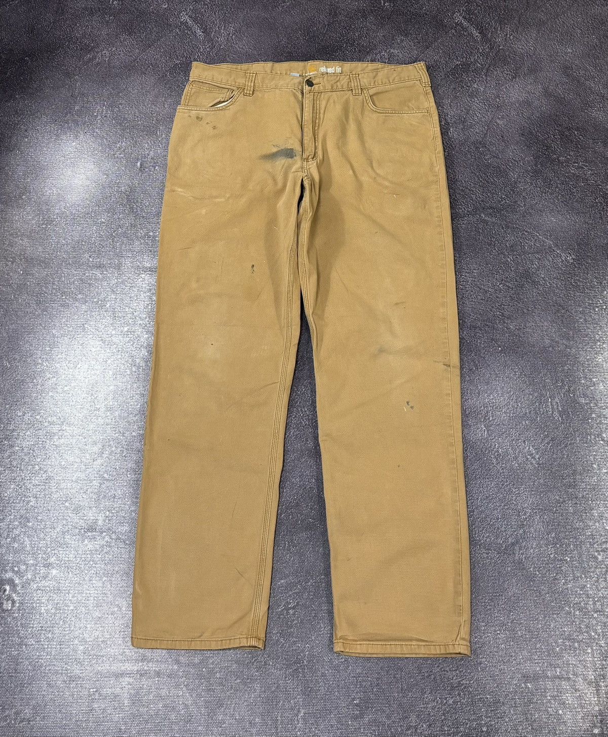 Carhartt Vintage Carhartt Y2K Orange Relaxed Fit American Hype Pants Size US 38 / EU 54 - 2 Thumbnail
