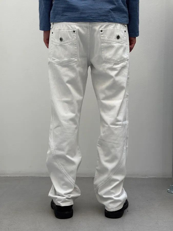 AW2004 Dolce & Gabbana Archive Winner White Denim Jeans