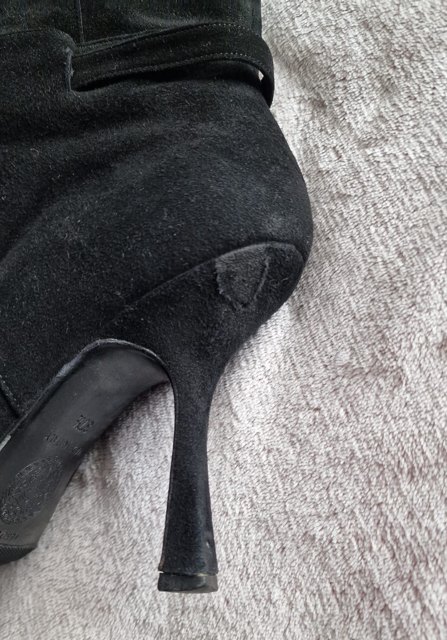 Versace Gianni Versace Vintage Suede Ankle Boots – 90s Size US 7.5 / IT 37.5 - 9 Thumbnail